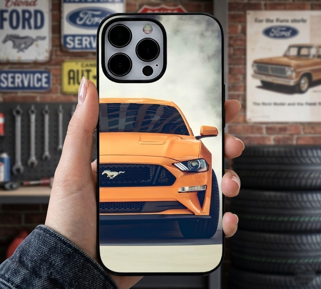 Yellow Ford Mustang Muscle Case