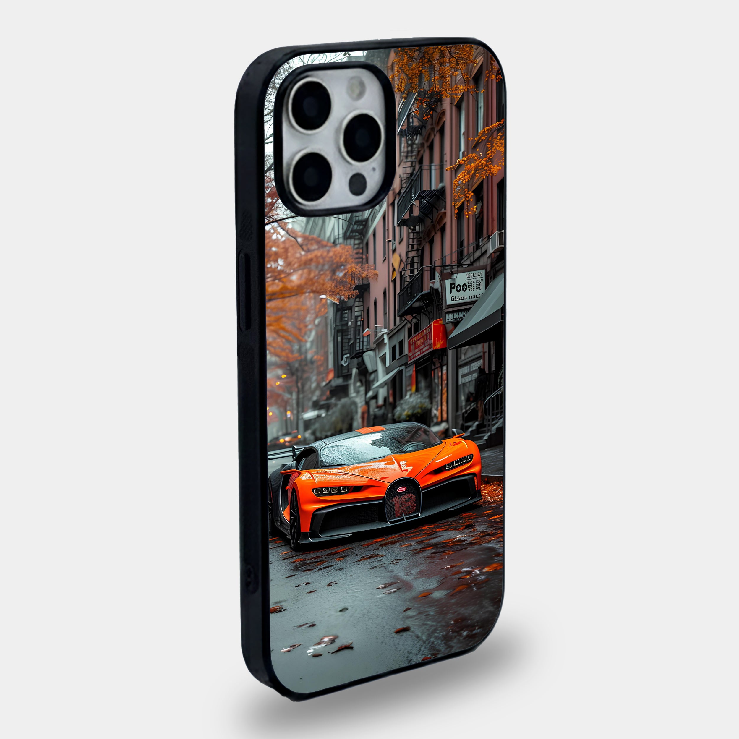 Orange Bugatti Autumn Street Case