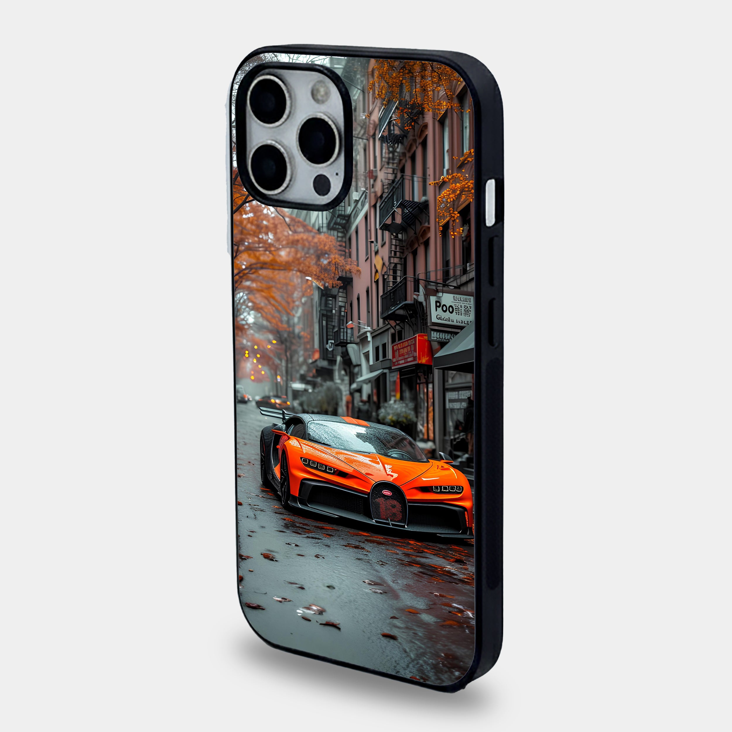 Orange Bugatti Autumn Street Case