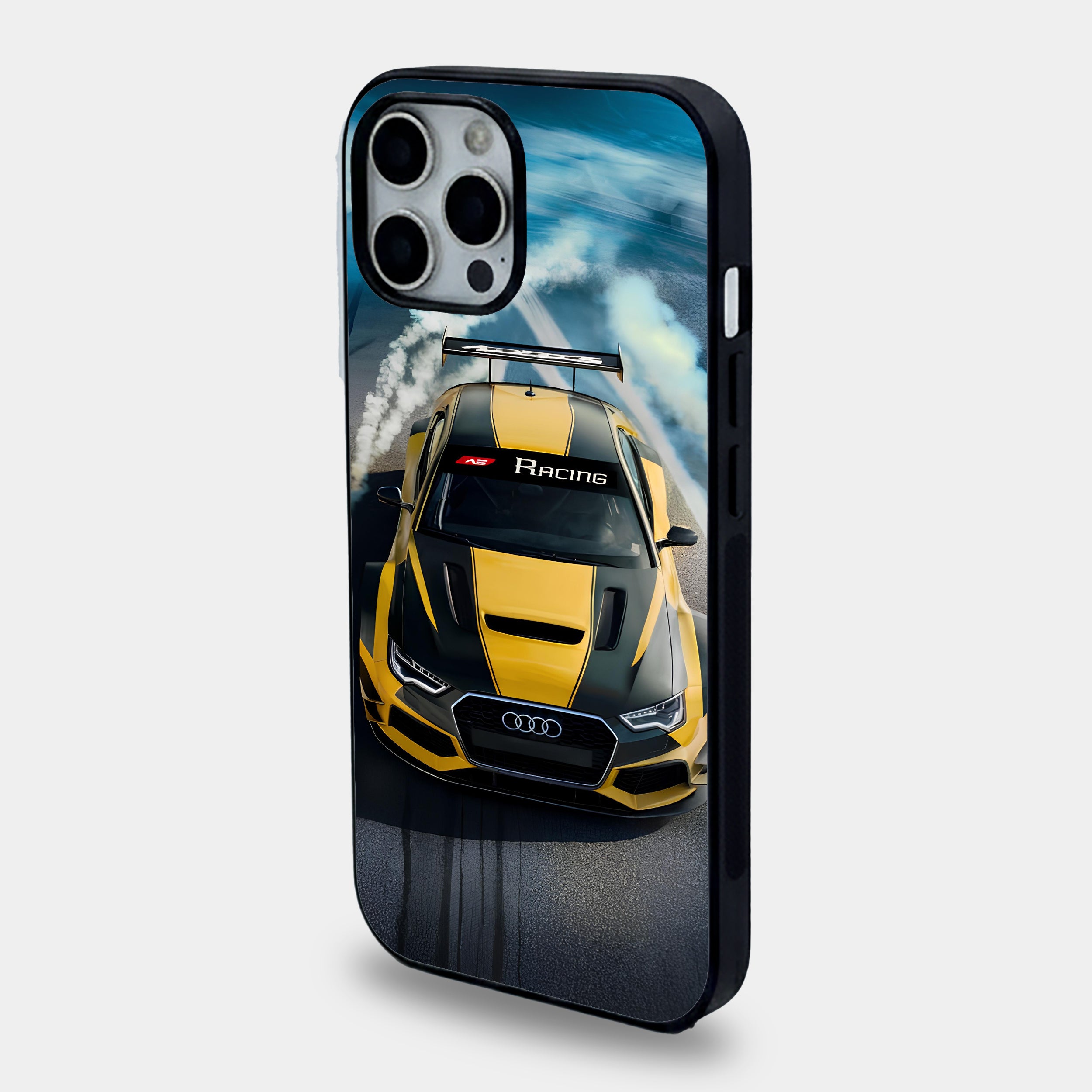 Yellow Audi Racing Track Case