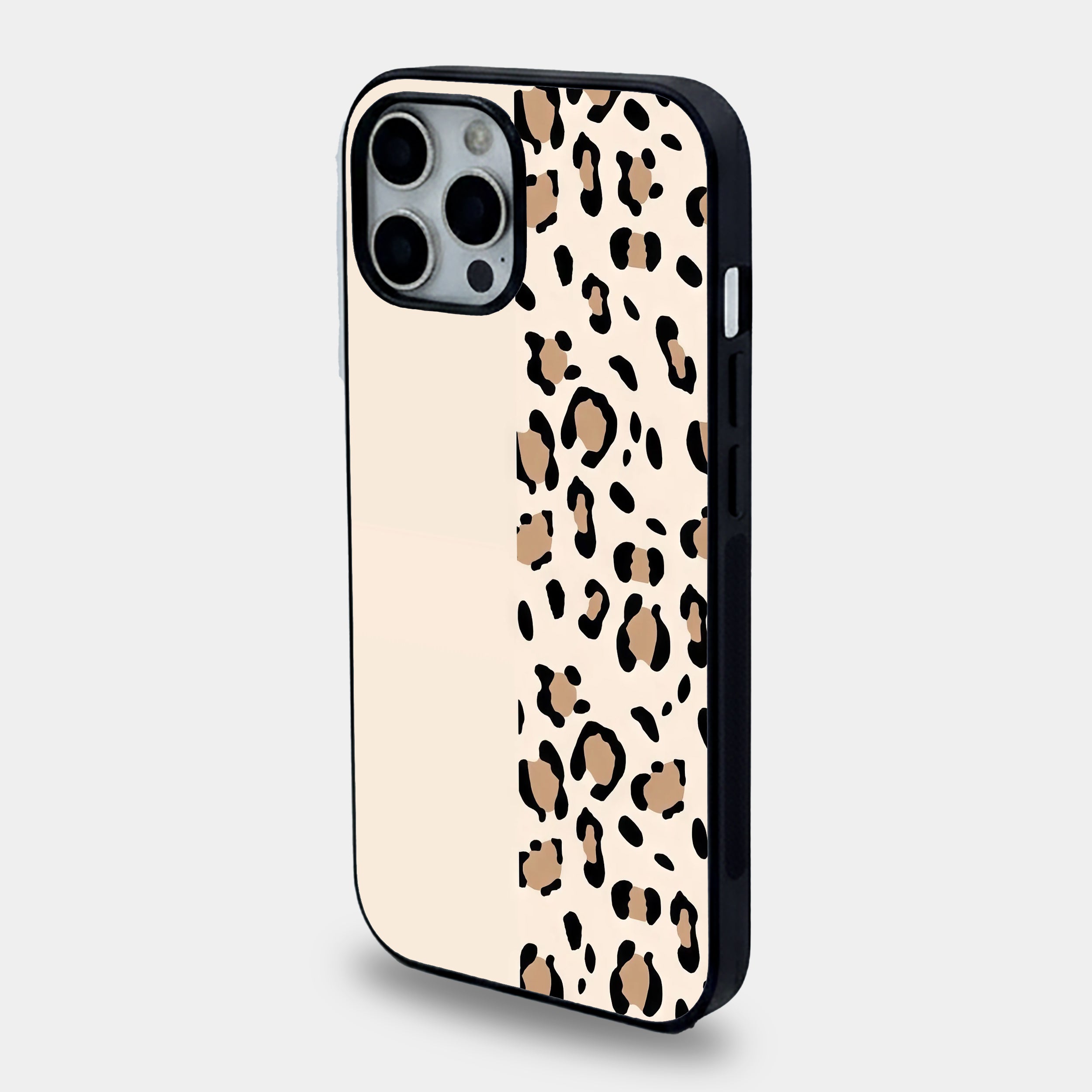 Minimalist Leopard Print | Premium Glass iPhone & Samsung Mobile Cover Case
