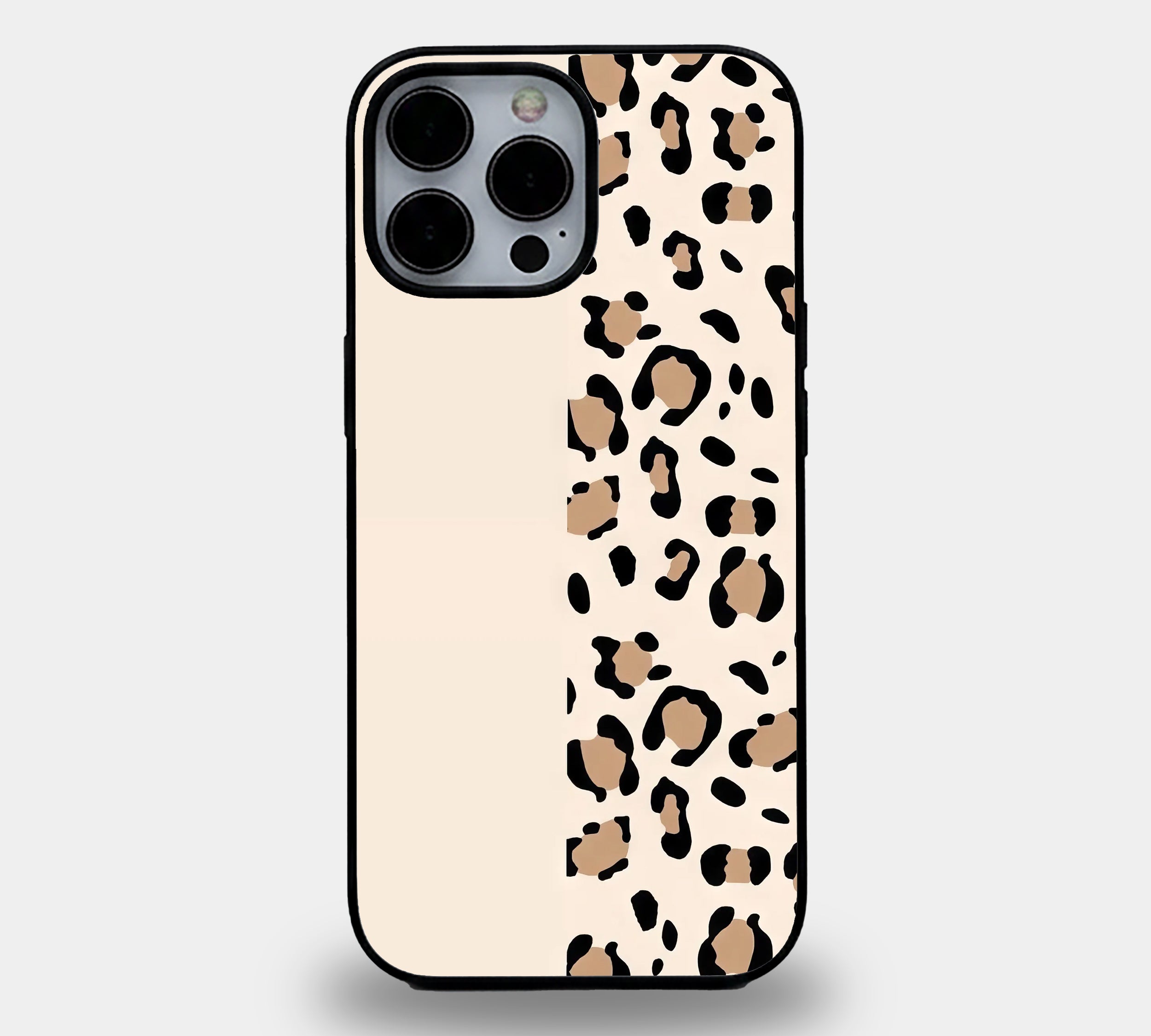 Minimalist Leopard Print | Premium Glass iPhone & Samsung Mobile Cover Case