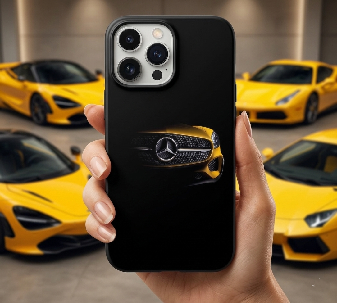 Golden Mercedes Stealth Grill