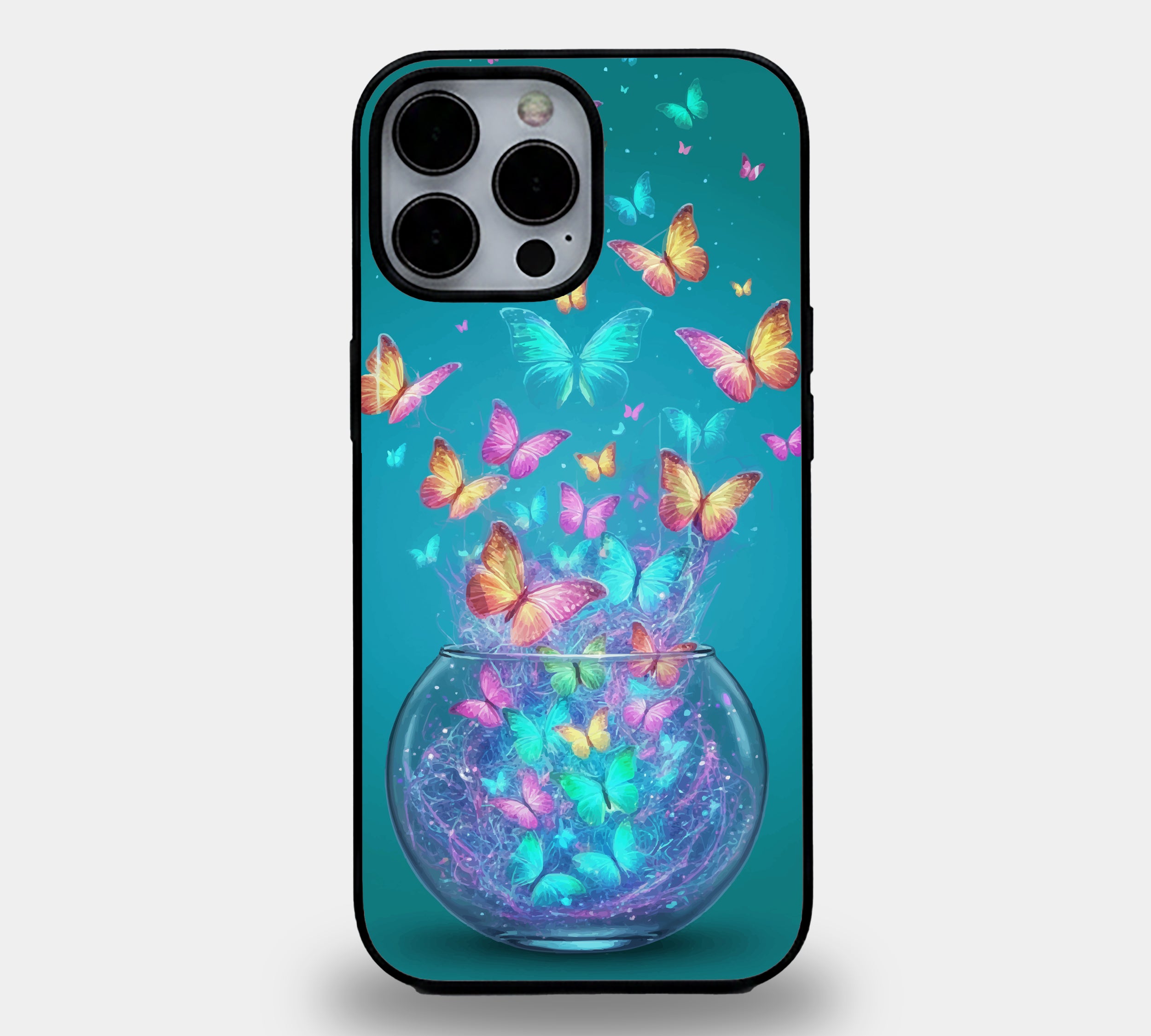 Ethereal Emergence Butterfly | Premium Glass iPhone Mobile Cover Case