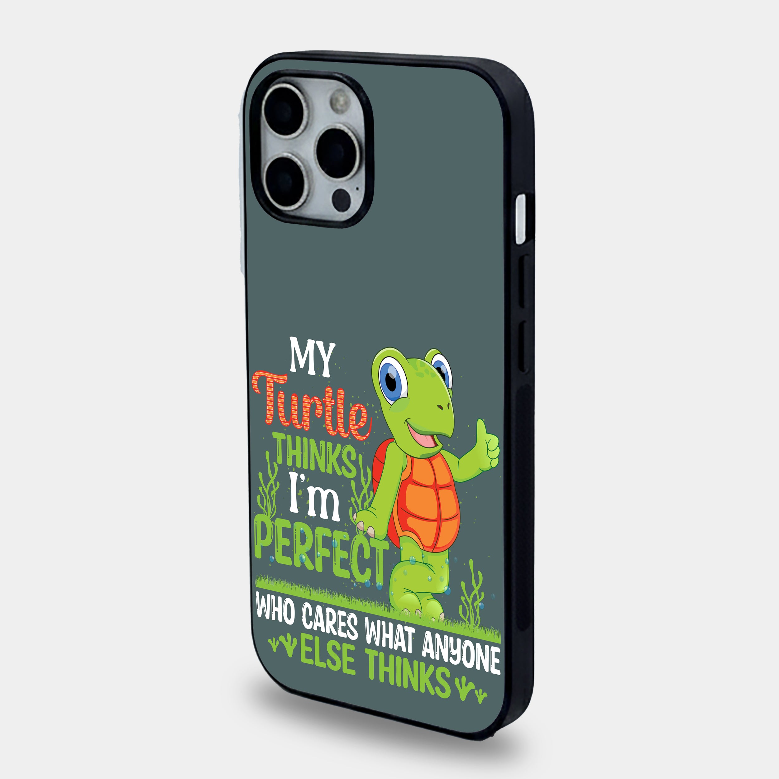 Turtle Approved | Premium Glass iPhone Mobile Cover Case