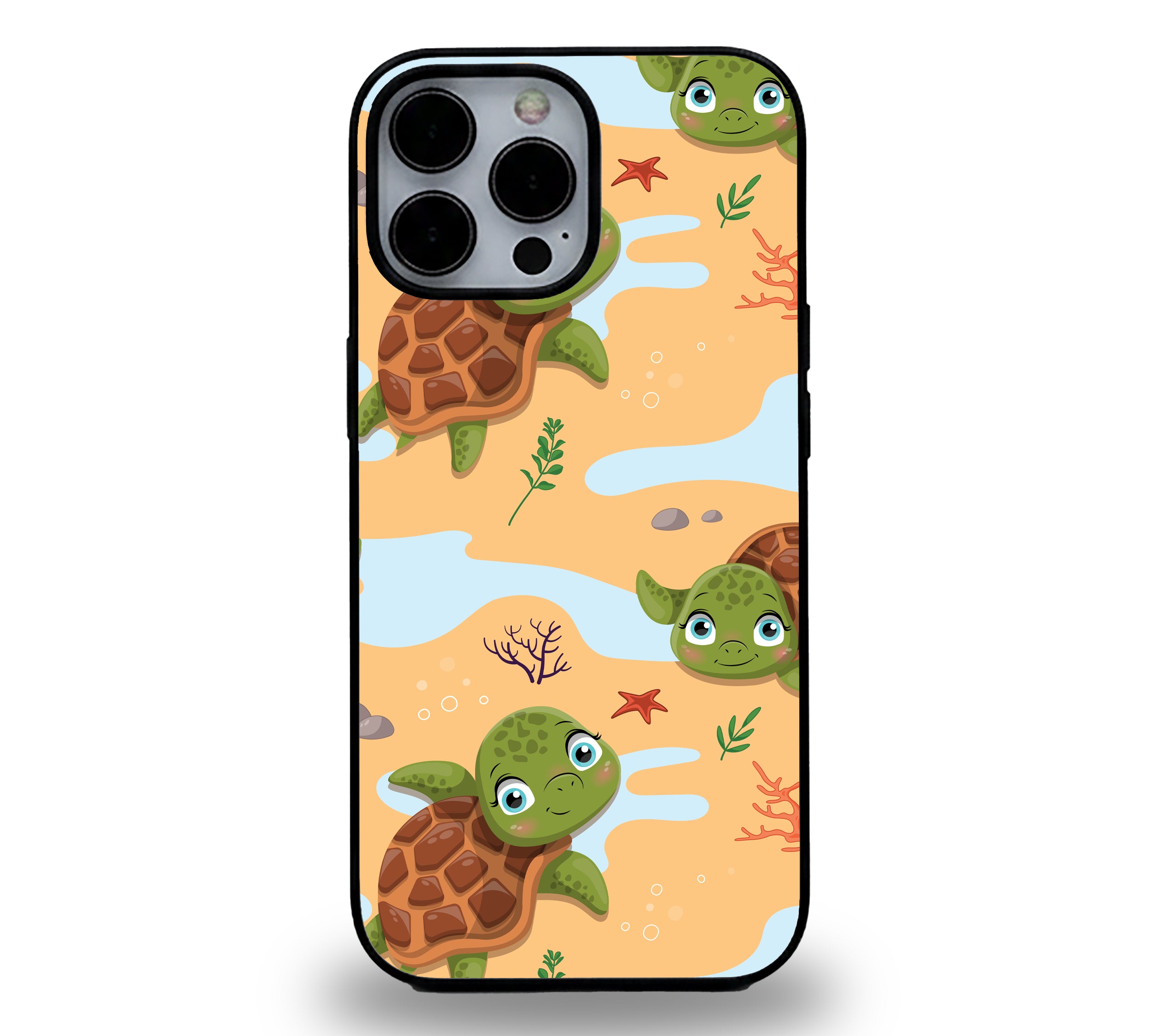 Cute Baby Sea Turtle | Premium Glass iPhone Mobile Cover Case