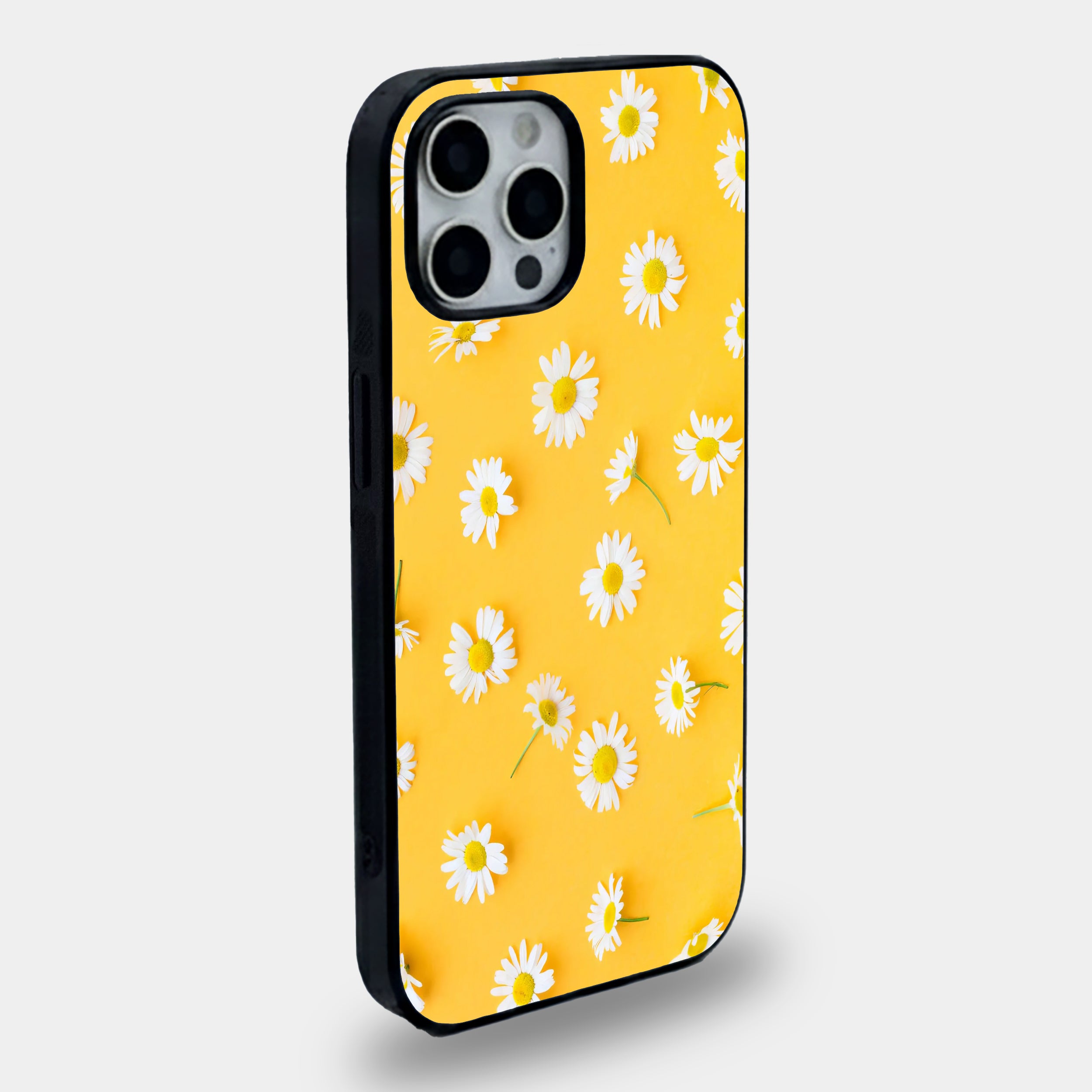 Sunshine Daisy Floral | Premium Glass iPhone & Samsung Mobile Cover Case