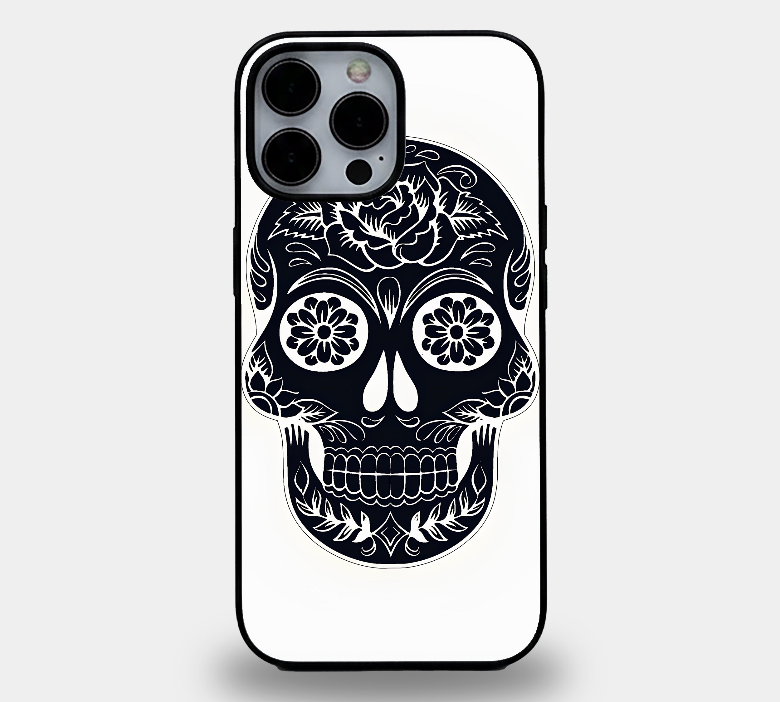 Mystic Sugar Skull | Premium Glass iPhone & Samsung Mobile Cover Case