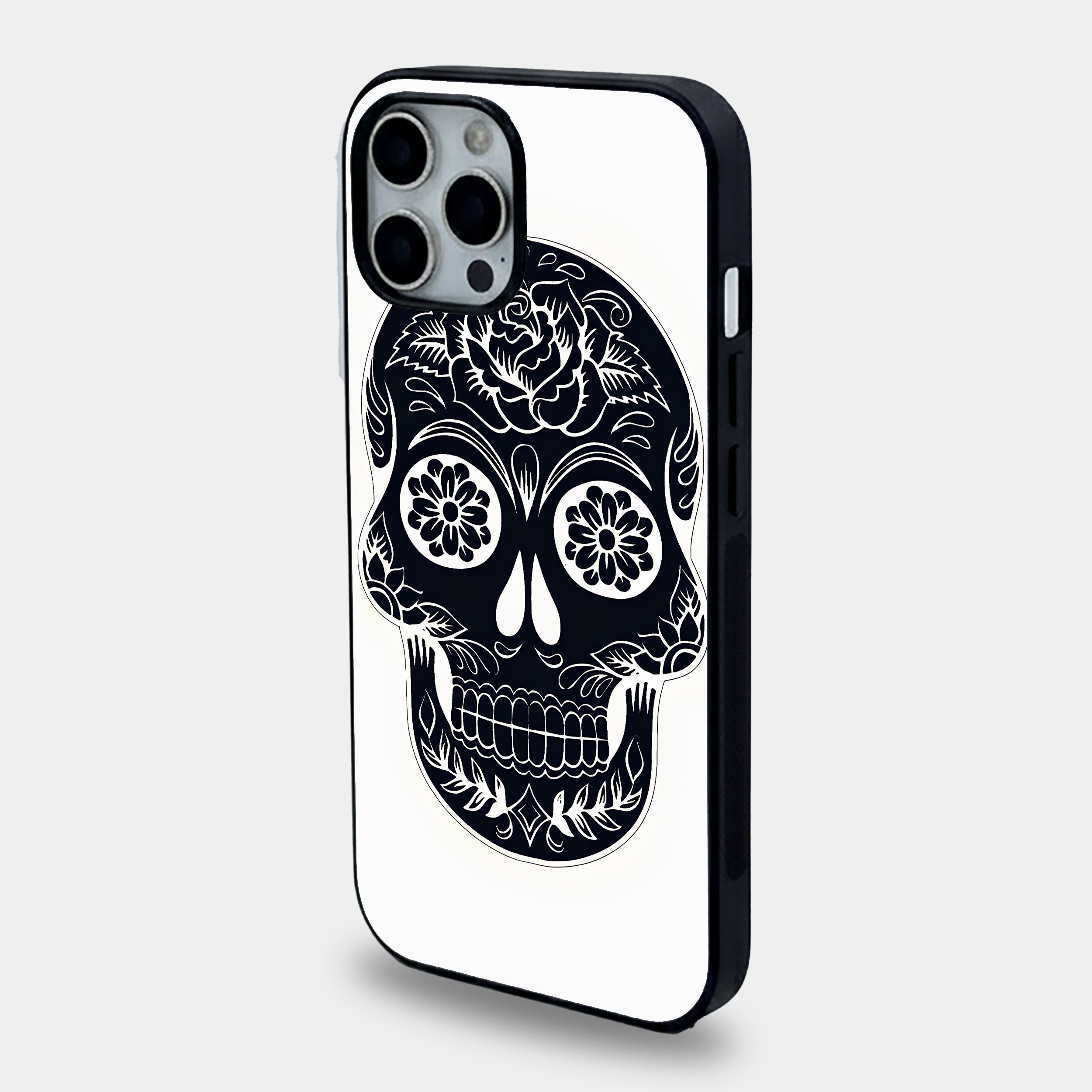 Mystic Sugar Skull | Premium Glass iPhone & Samsung Mobile Cover Case