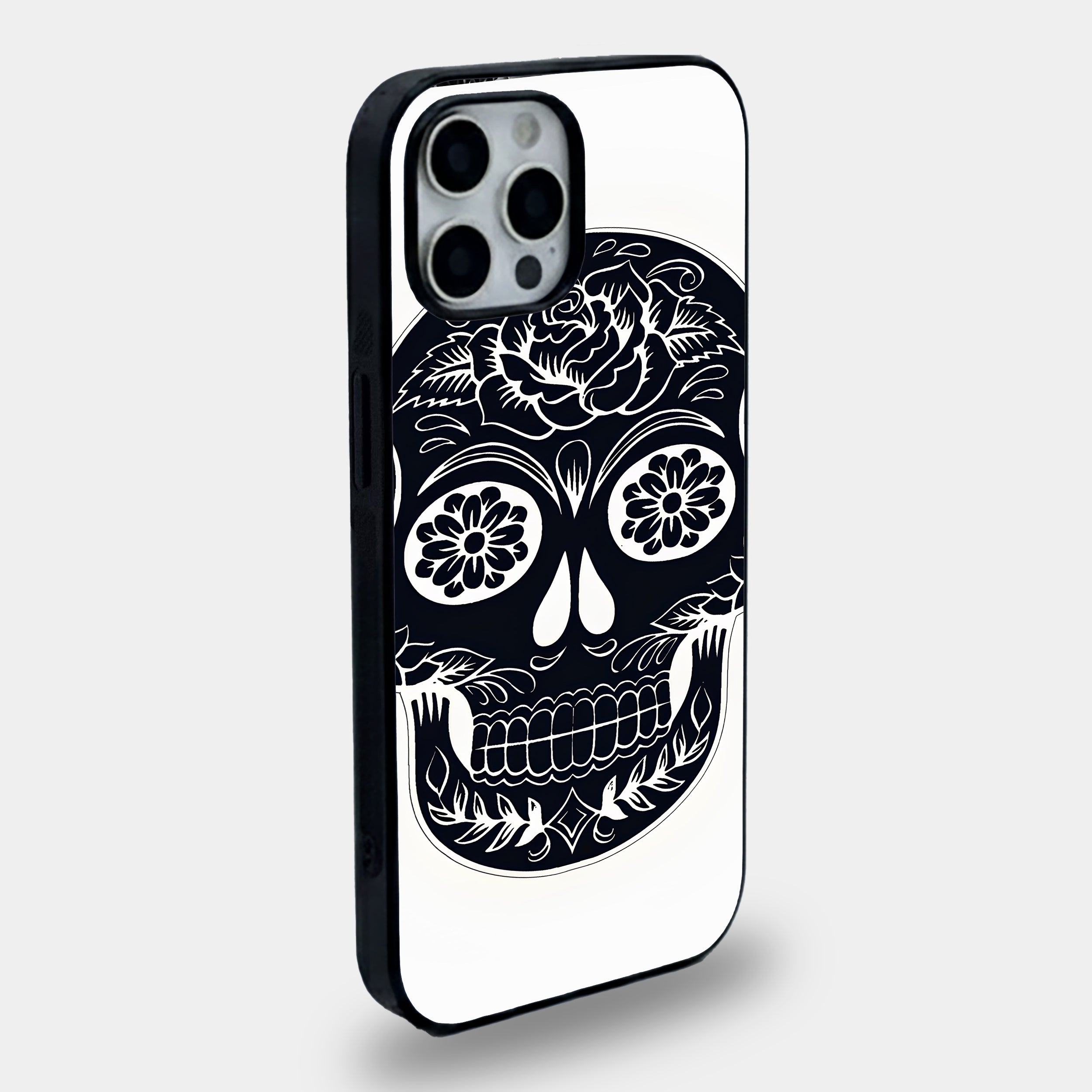 Mystic Sugar Skull | Premium Glass iPhone & Samsung Mobile Cover Case