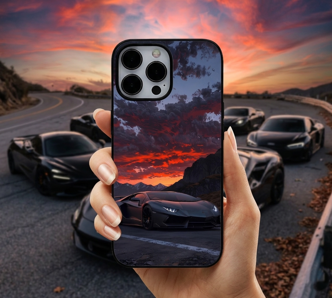 Fiery Dusk Lamborghini Aventador