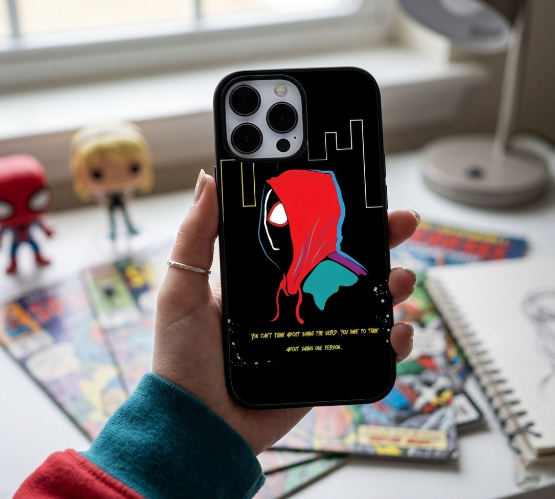 Neon Hooded Hero Quote