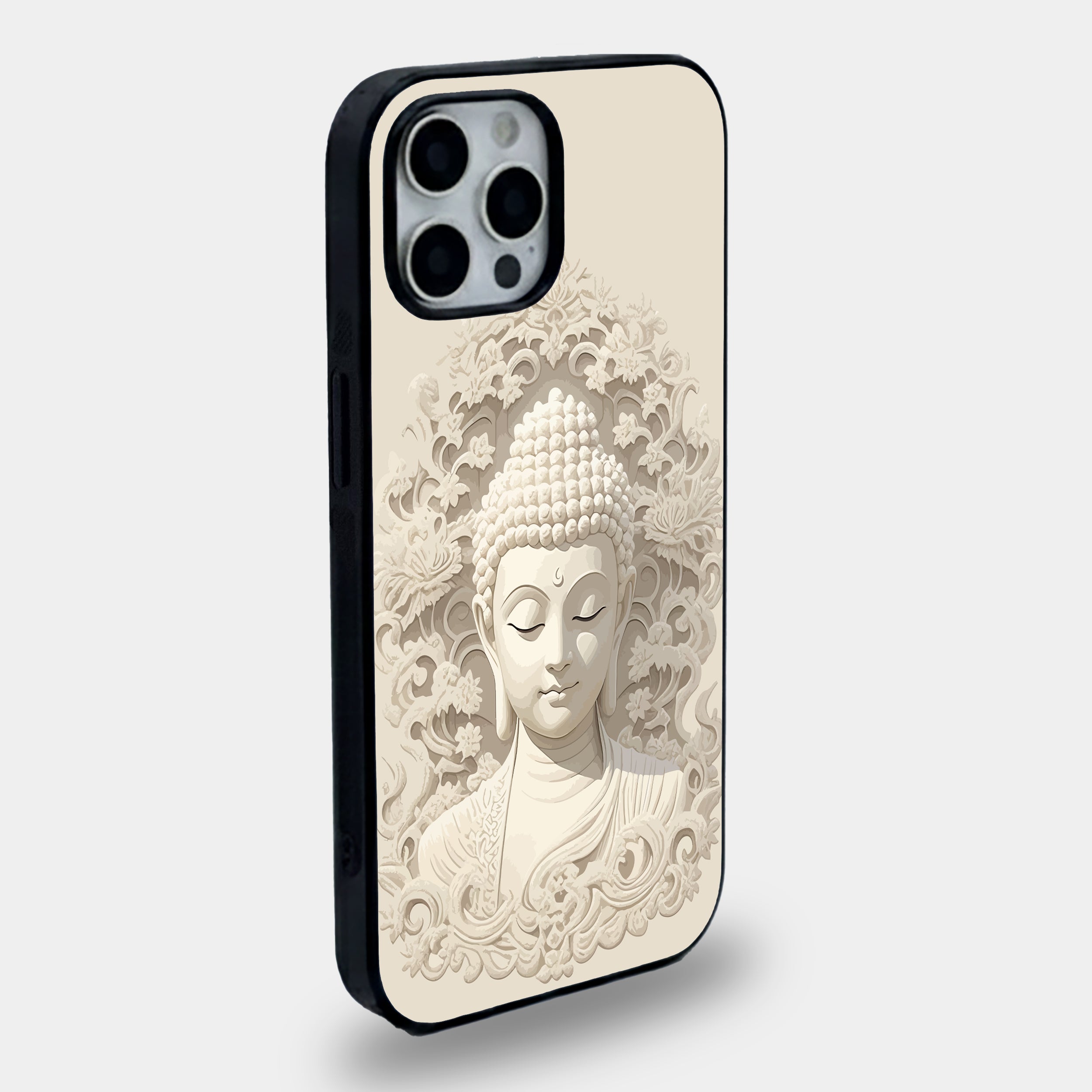 Divine Serenity Buddha | Premium Glass iPhone Mobile Cover Case