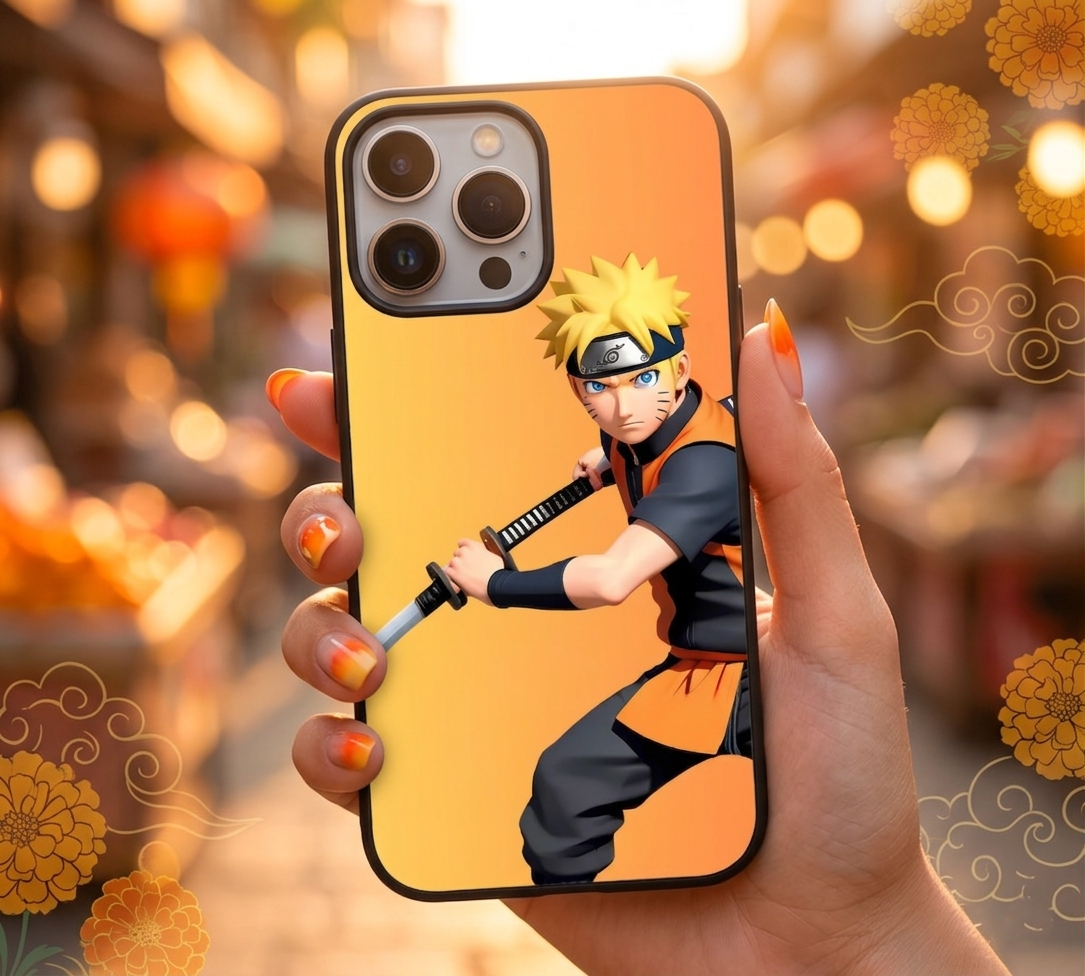Naruto Anime | Premium Glass iPhone & Samsung Mobile Cover Case