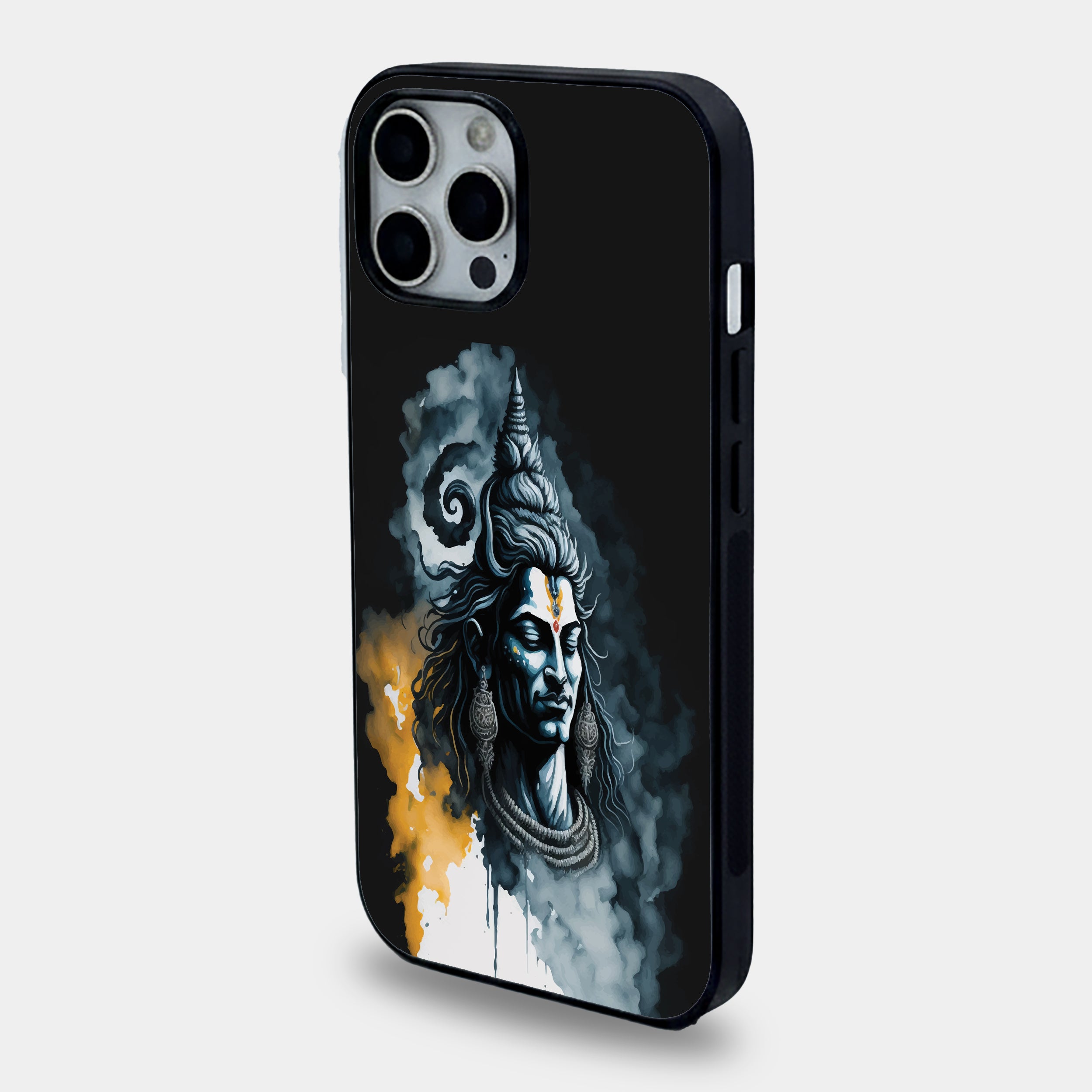 Divine Adiyogi Lord Shiva | Premium Glass iPhone Mobile Cover Case