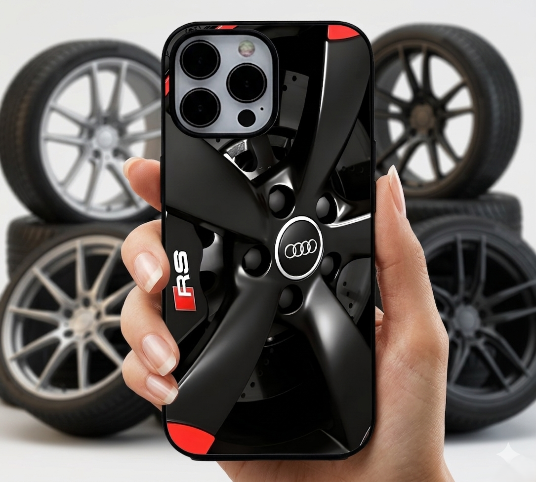 Black Audi RS Wheel Case