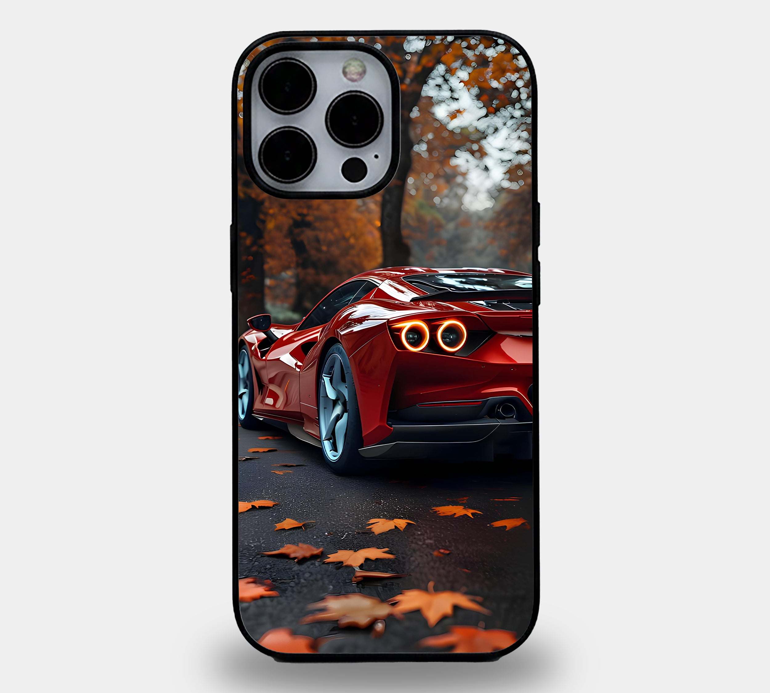 Red Ferrari Autumn Forest Case