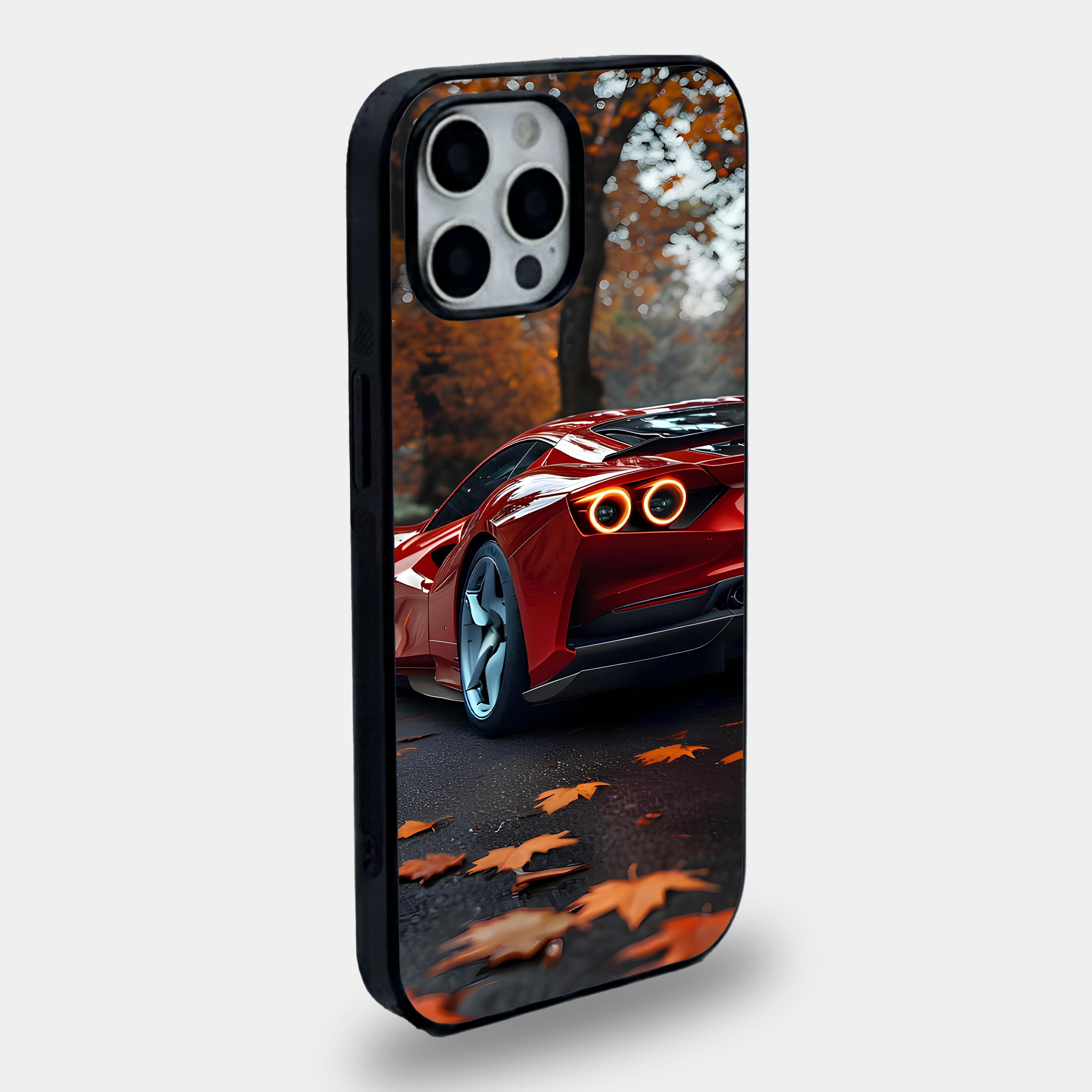 Red Ferrari Autumn Forest Case