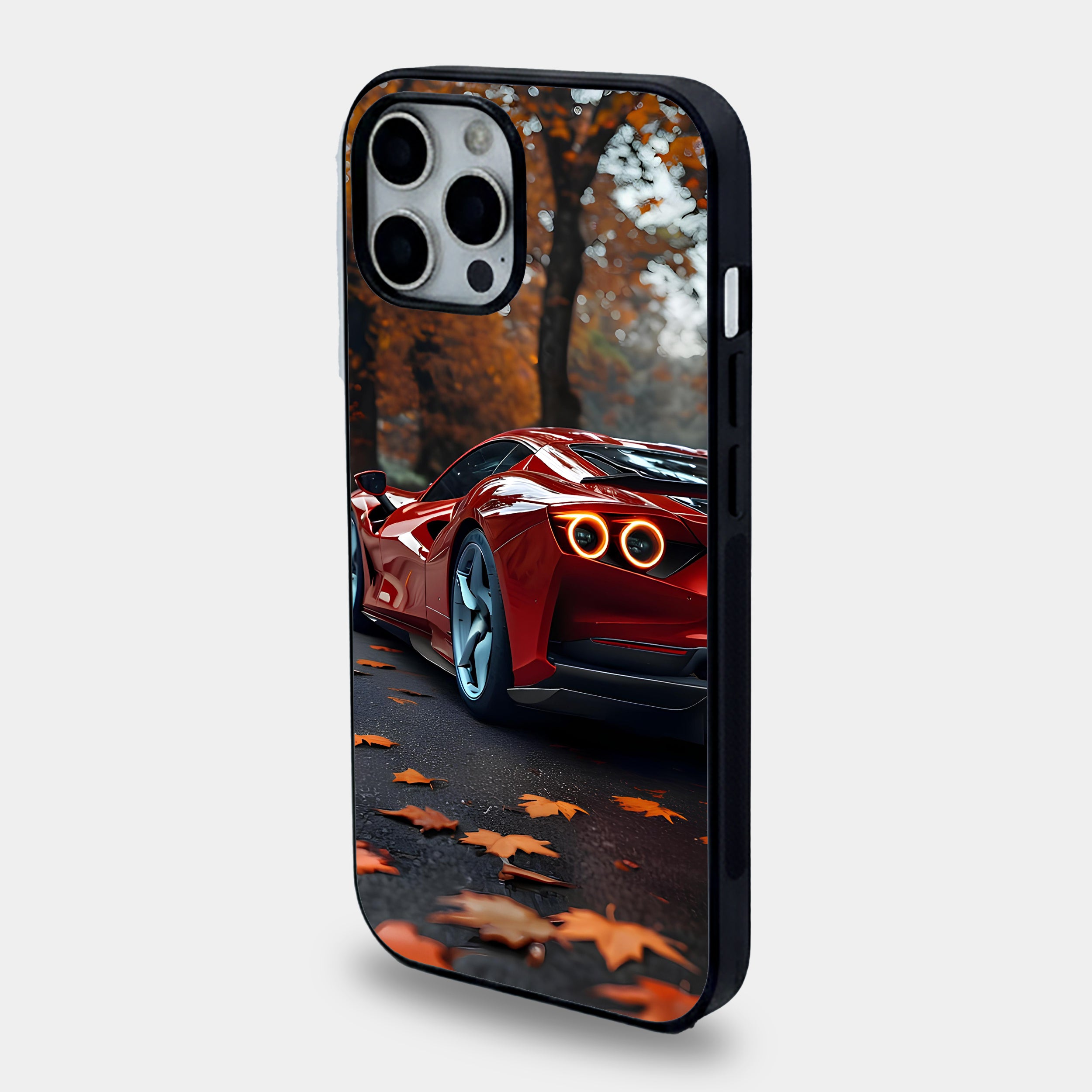 Red Ferrari Autumn Forest Case
