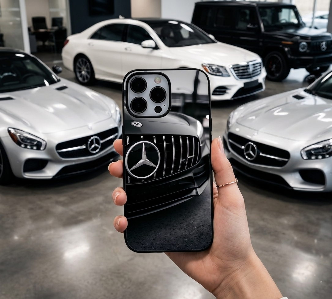 Stealth Matte Mercedes Grill