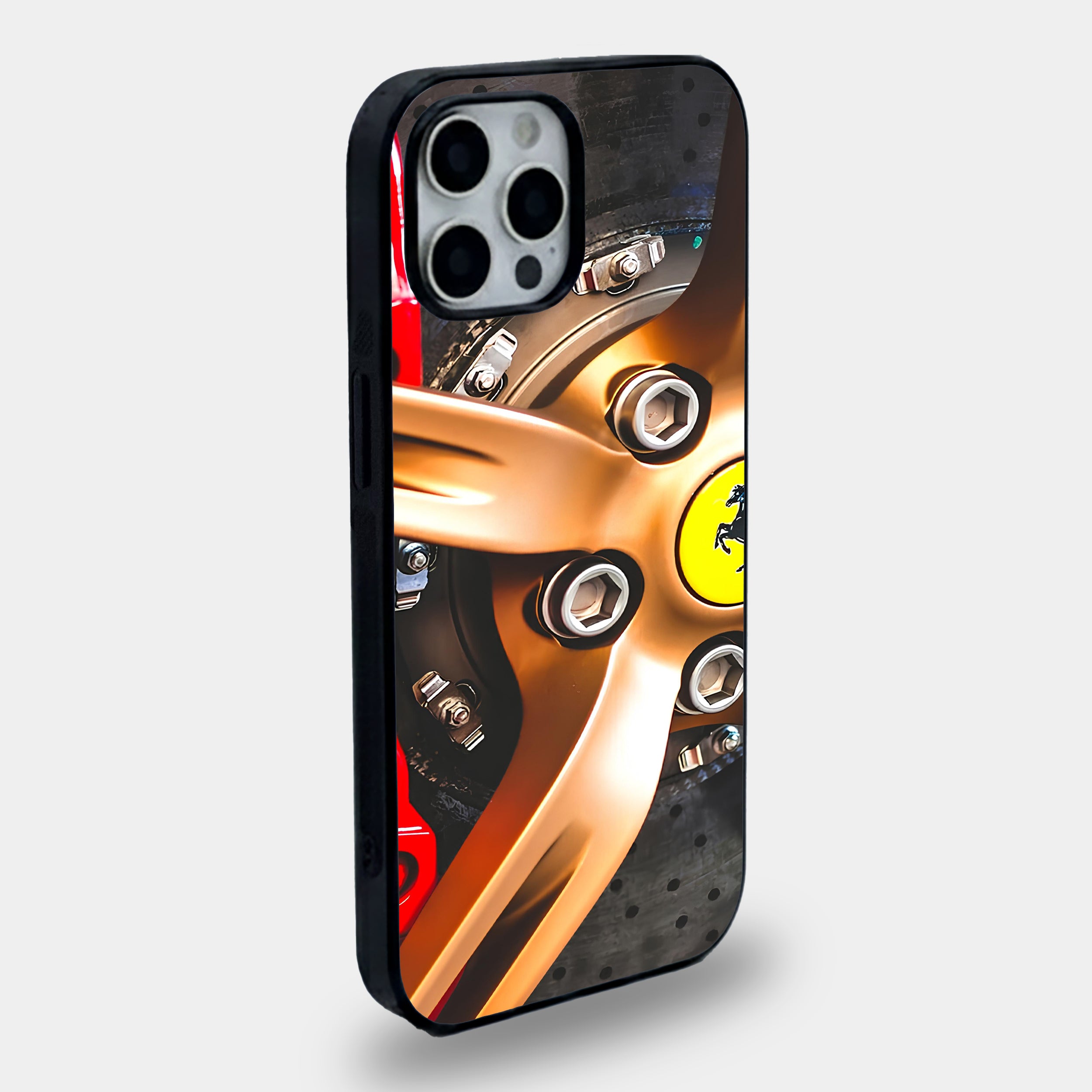 Gold Ferrari Wheel Hub Case