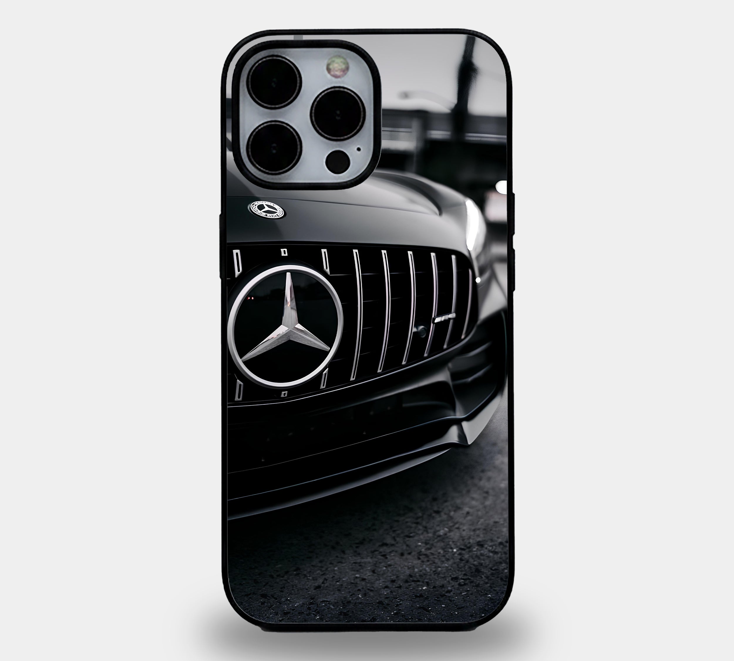 Stealth Matte Mercedes Grill