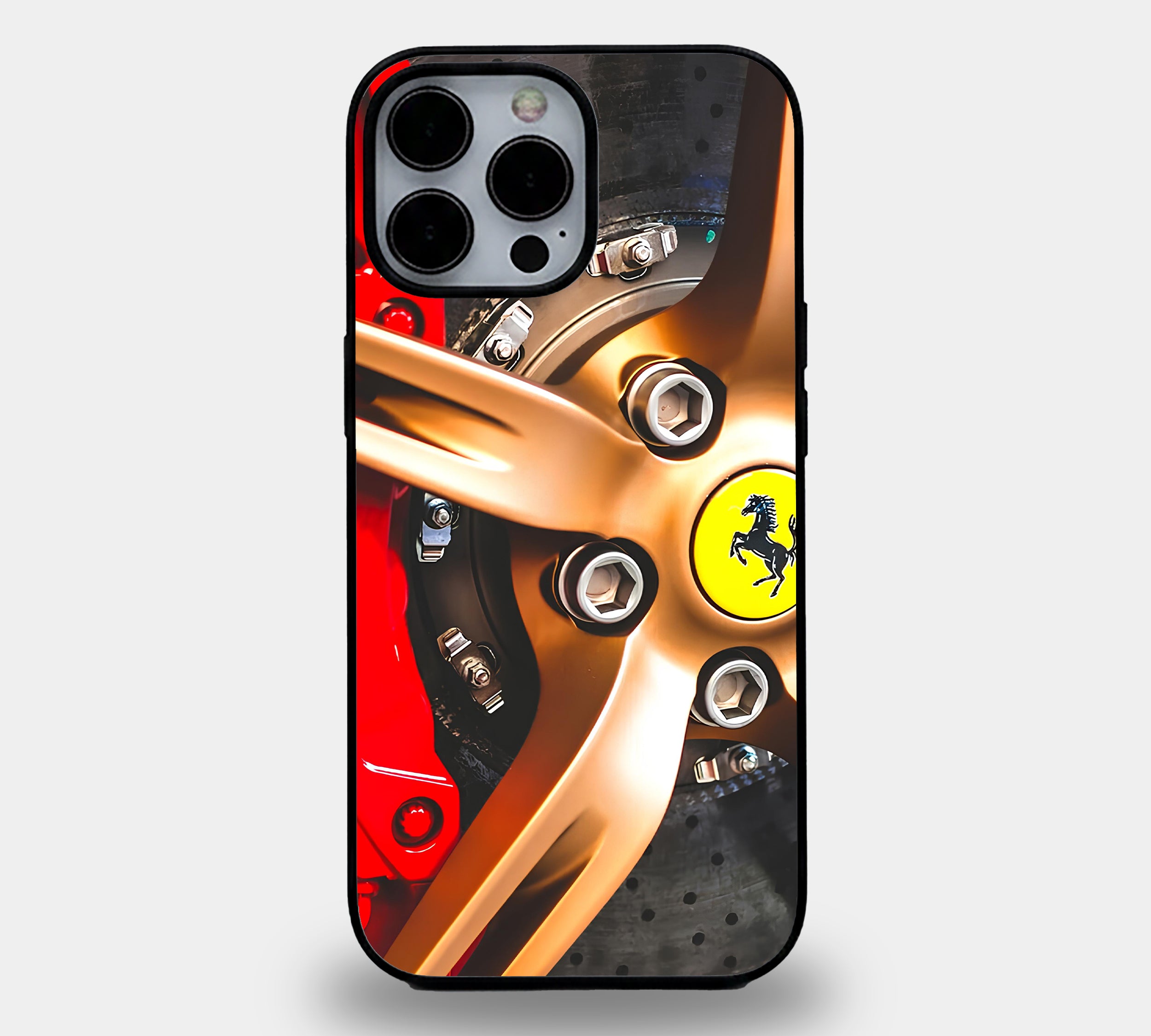 Gold Ferrari Wheel Hub Case