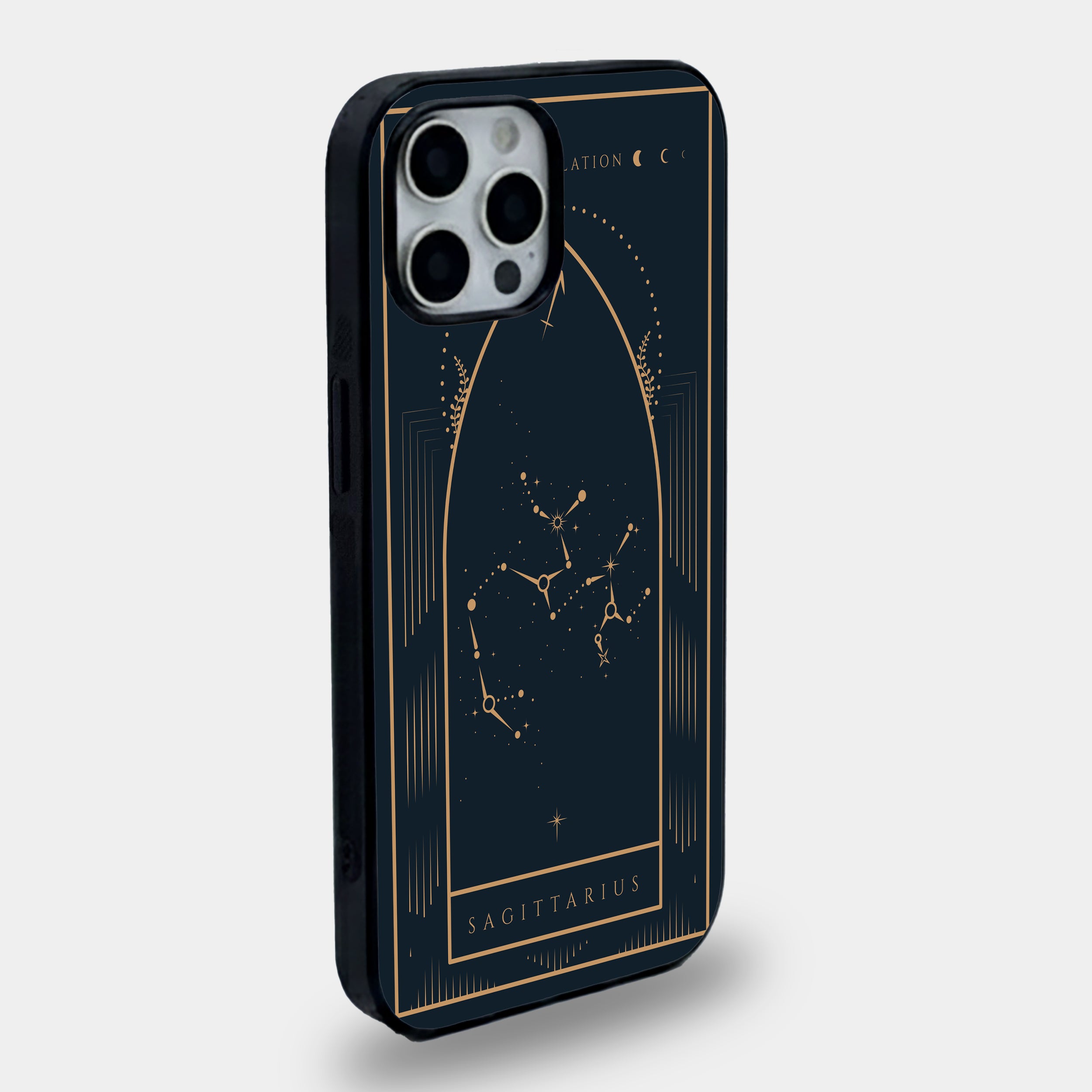 Sagittarius Zodiac Constellation | Premium Glass iPhone Mobile Cover Case
