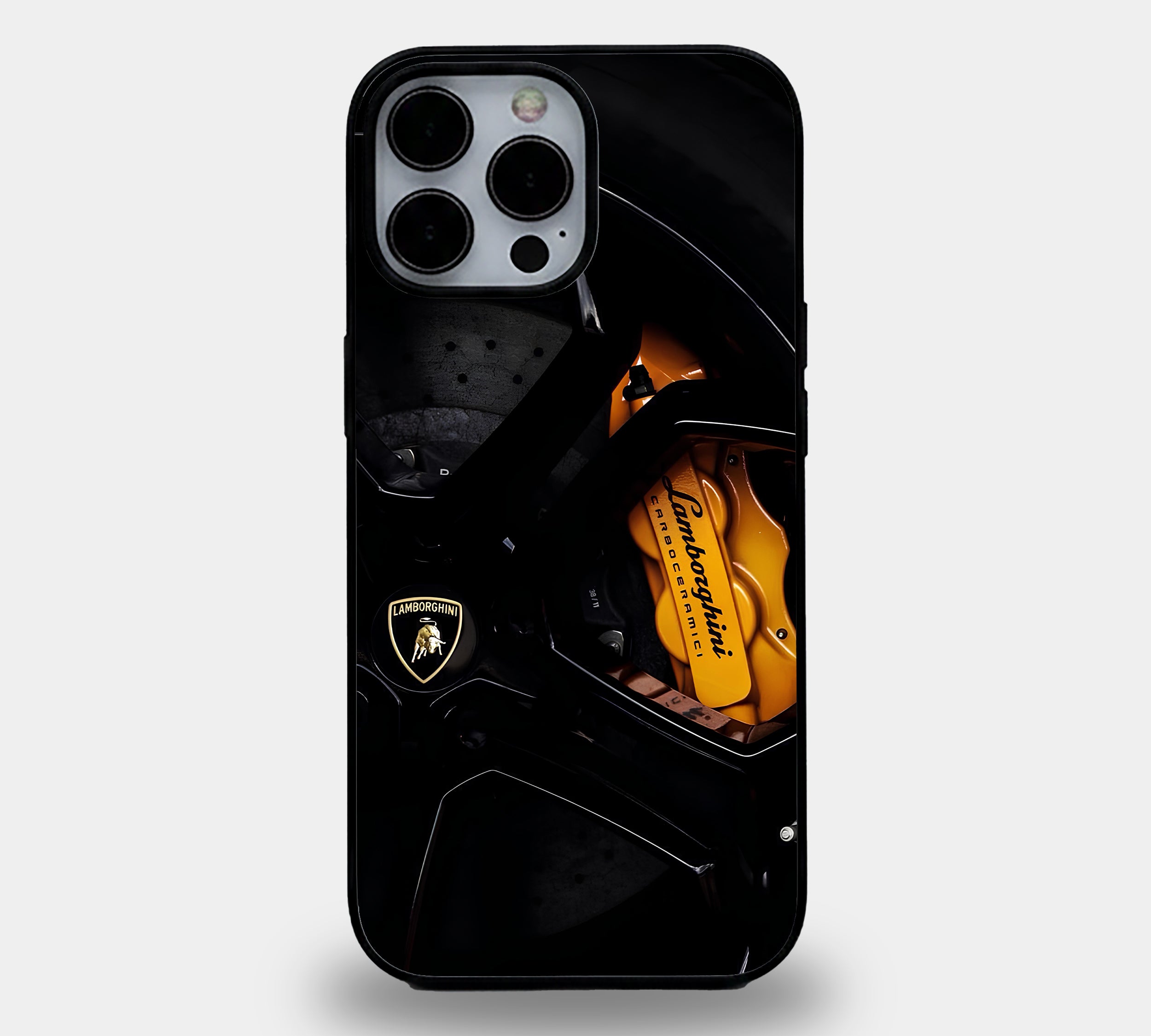 Black Lamborghini Brake Caliper Case