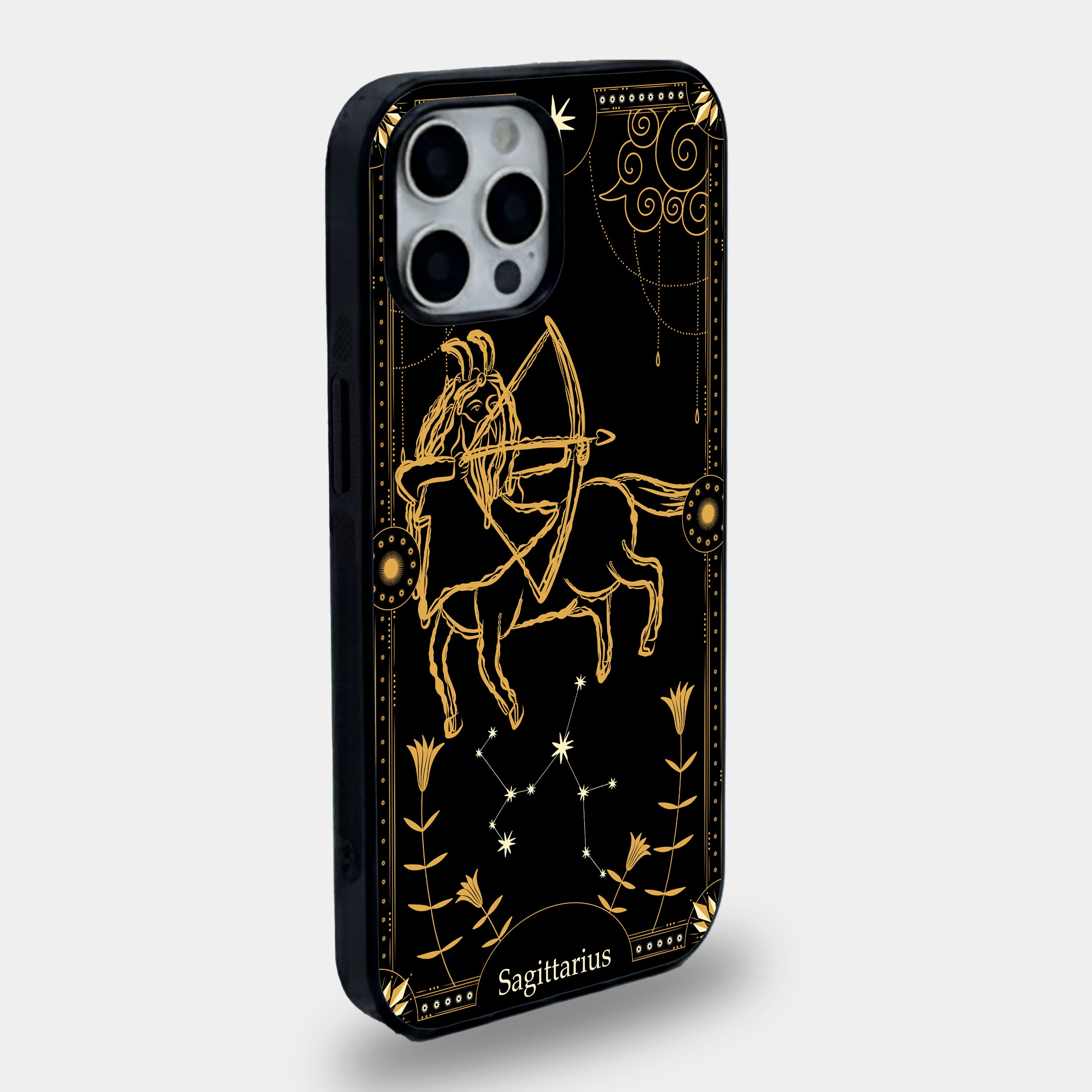 Mythical Sagittarius Archer Cover | Premium Glass iPhone Mobile Cover Case