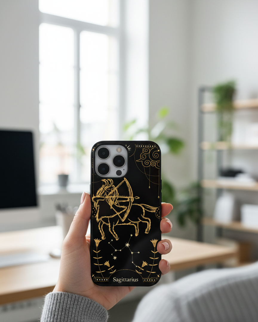 Mythical Sagittarius Archer Cover | Premium Glass iPhone Mobile Cover Case