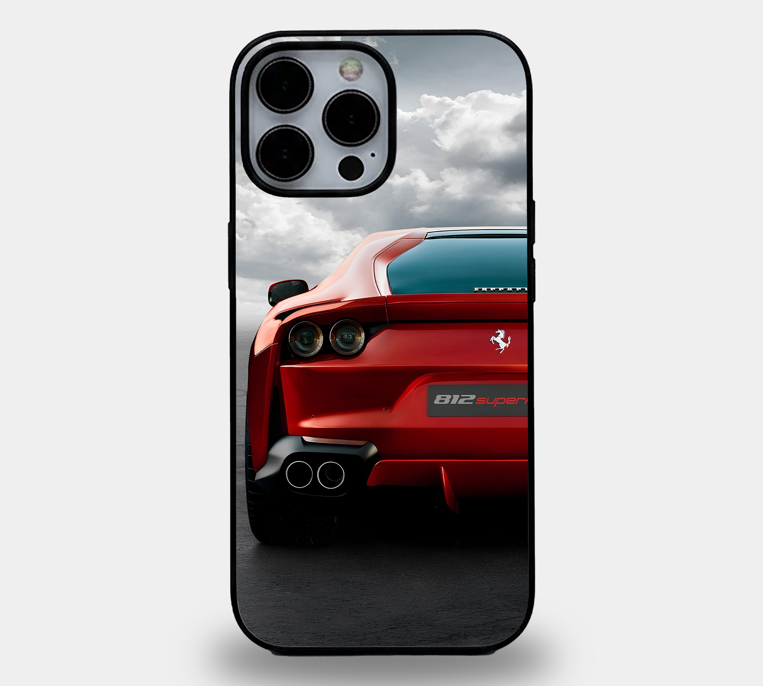 Crimson Red Ferrari Tail