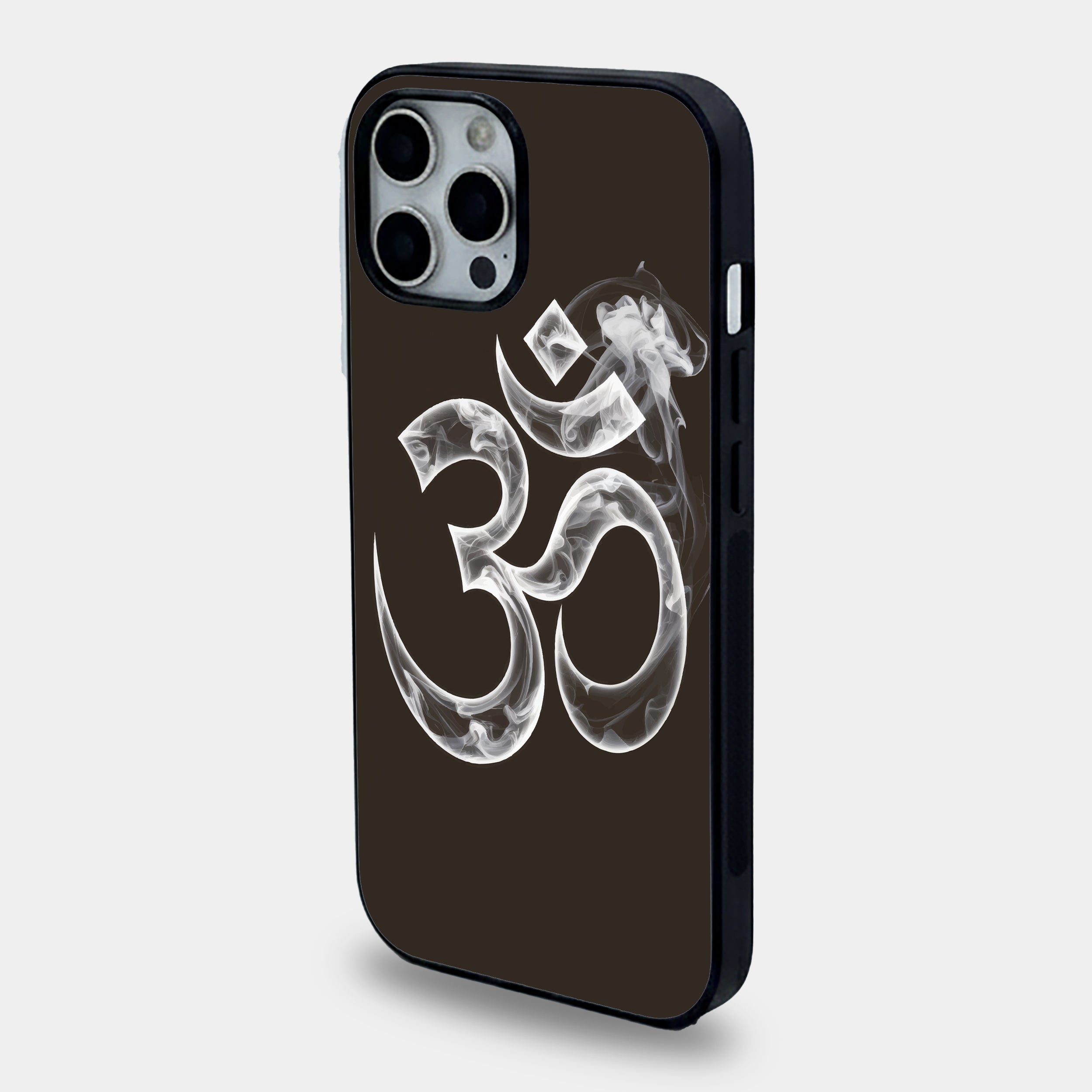 Smoke-Art Om | Premium Glass iPhone Mobile Cover Case