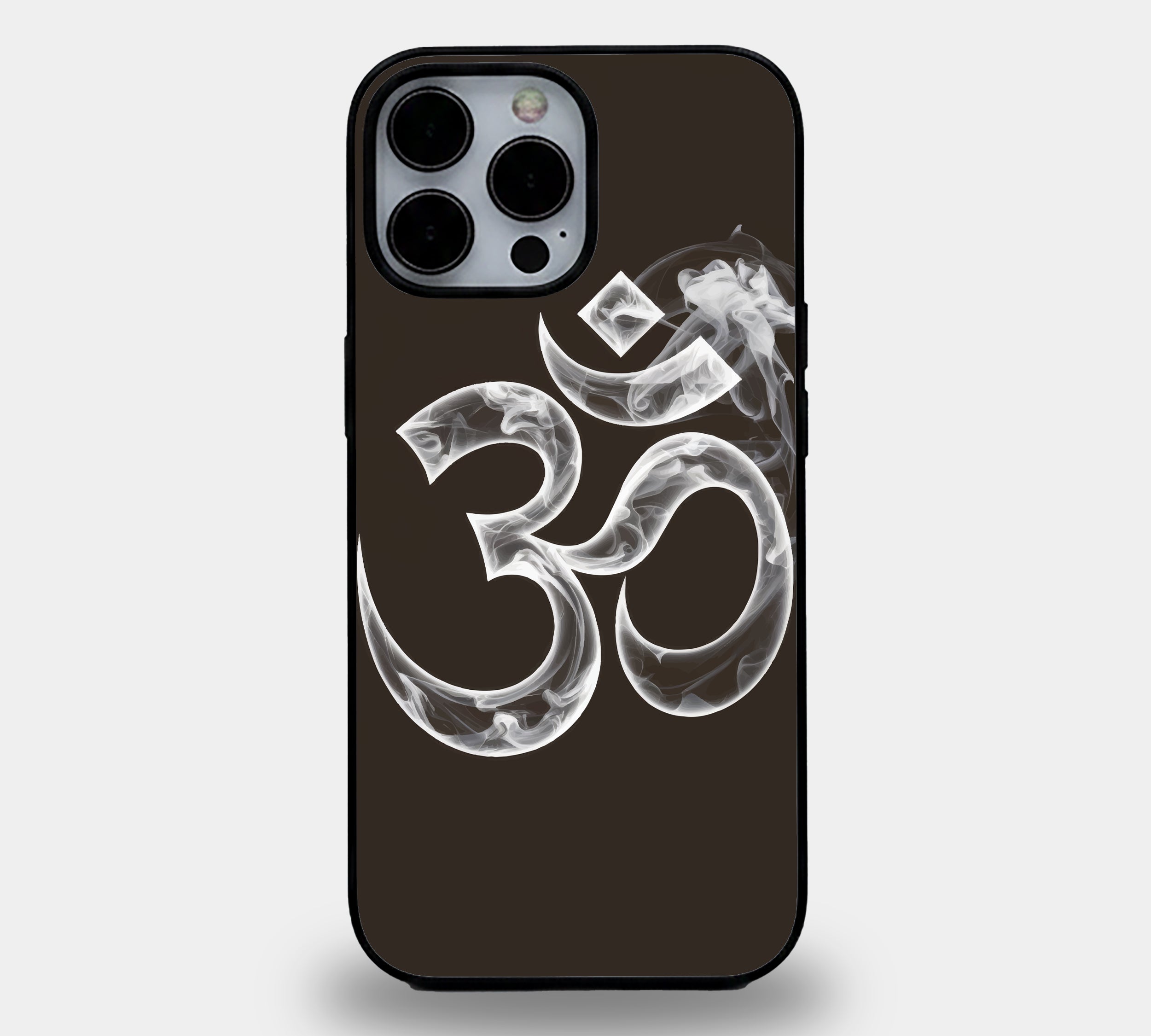 Smoke-Art Om | Premium Glass iPhone Mobile Cover Case
