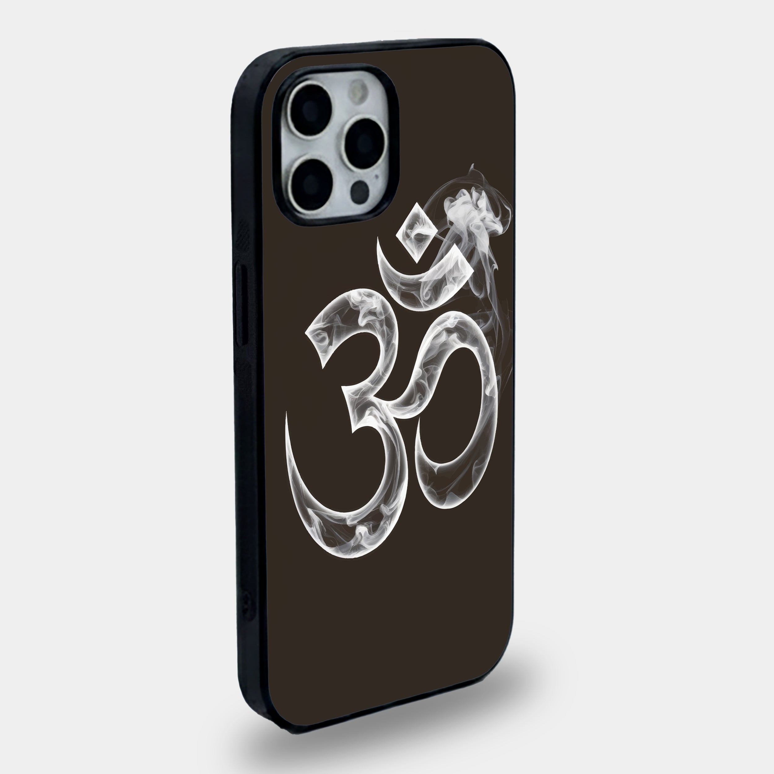 Smoke-Art Om | Premium Glass iPhone Mobile Cover Case