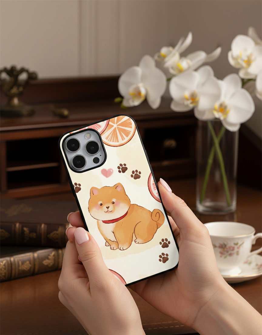 Zesty Pup Sweet and Tangy | Premium Glass iPhone Mobile Cover Case