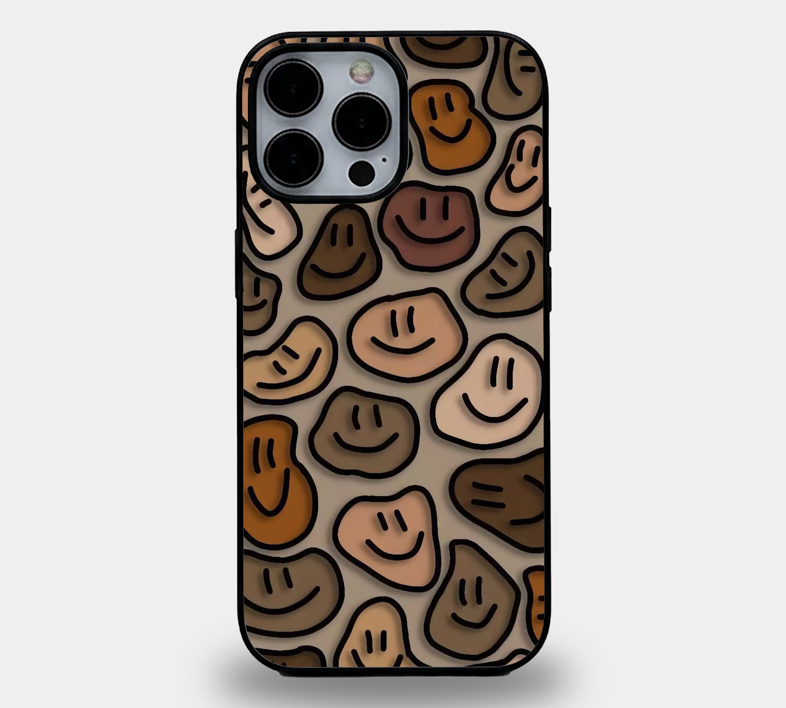 Melting Smiley Face | Premium Glass iPhone & Samsung Mobile Cover Case