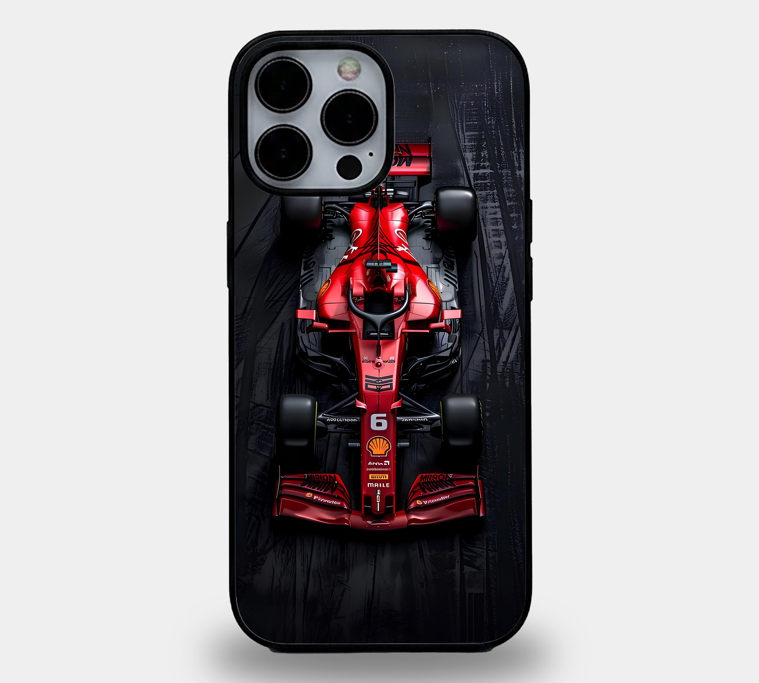 Premium Formula 1 Racing Red | Premium Glass iPhone & Samsung Mobile Cover Case