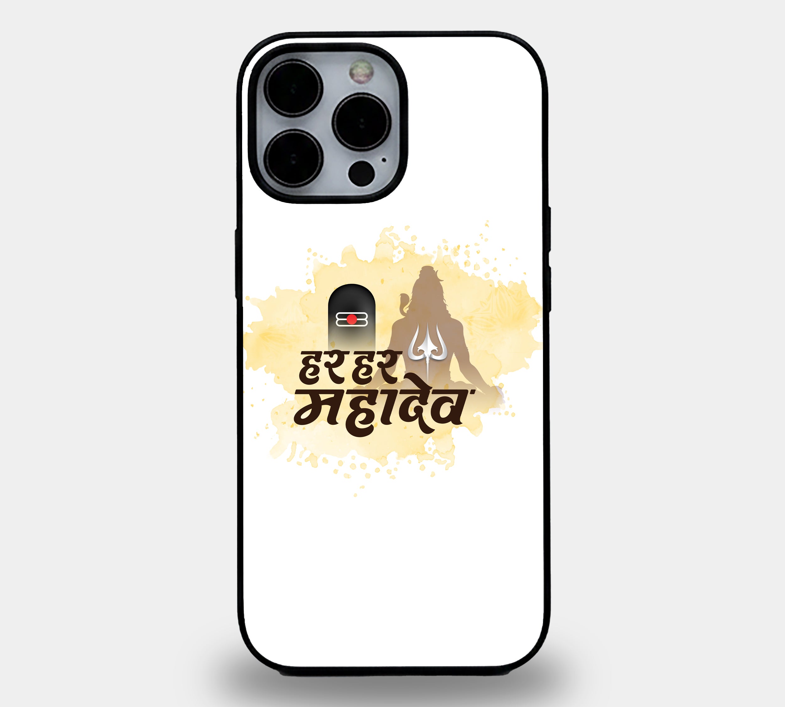Har Har Mahadev | Premium Glass iPhone Mobile Cover Case