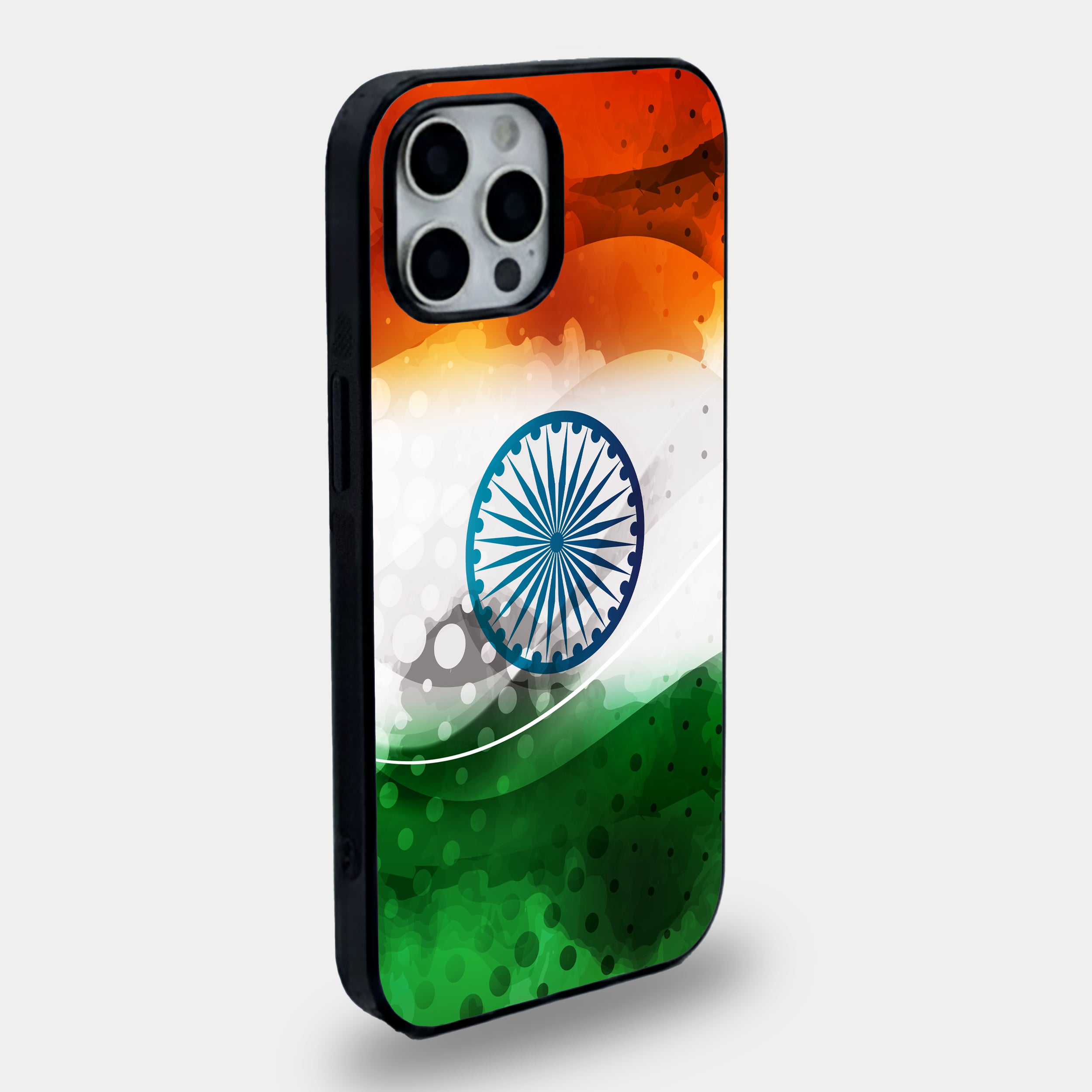 Abstract Flag Swirl | Premium Glass iPhone Mobile Cover Case