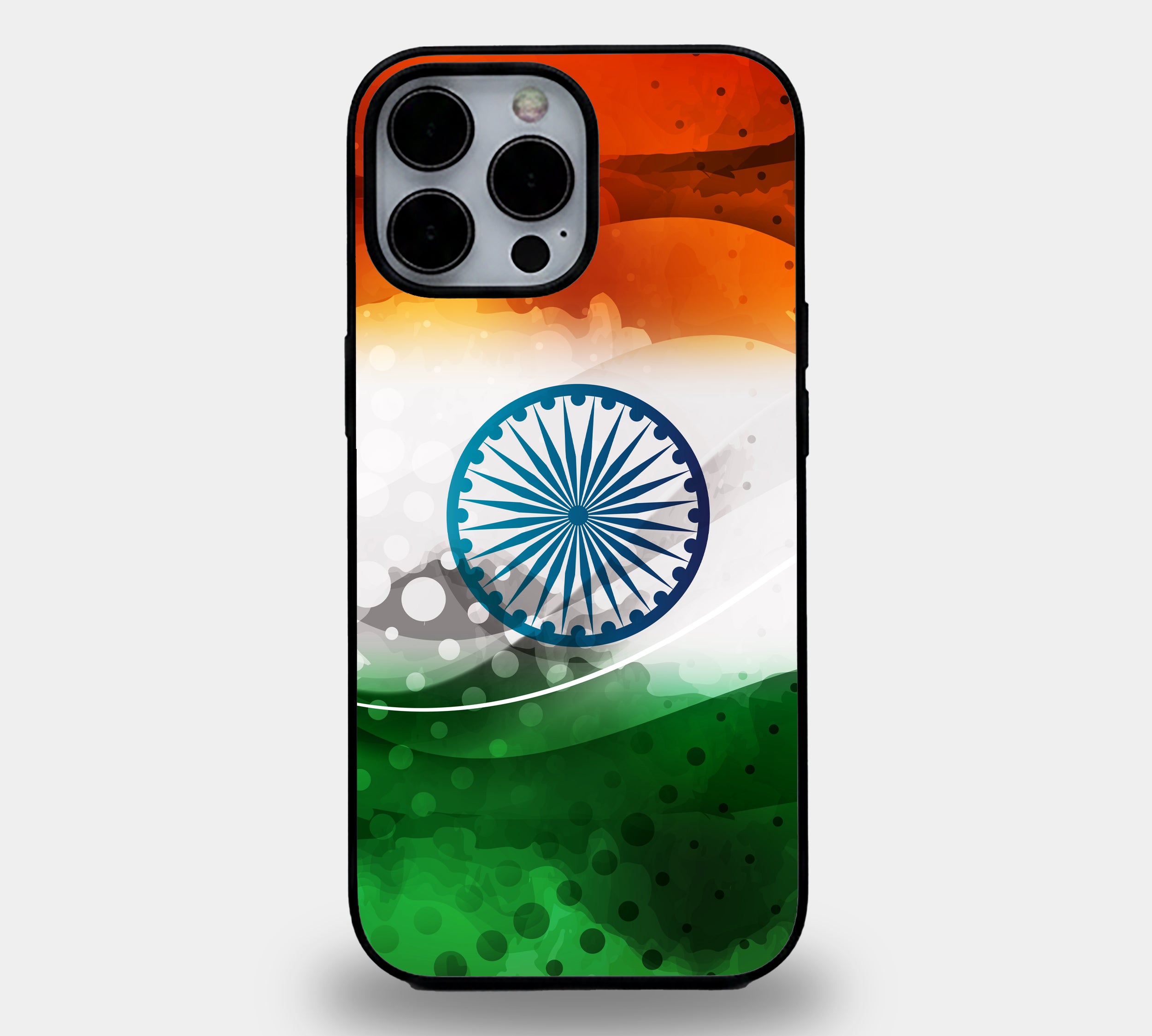 Abstract Flag Swirl | Premium Glass iPhone Mobile Cover Case