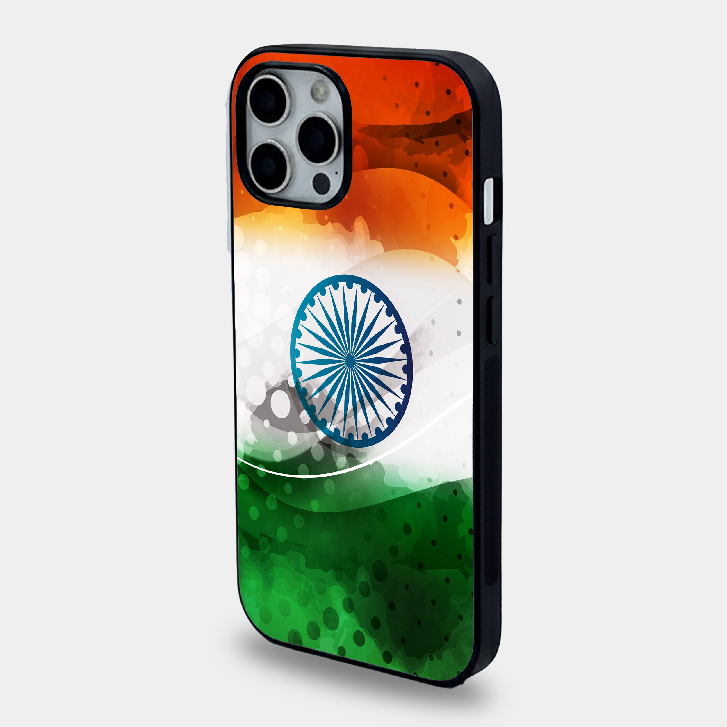 Abstract Flag Swirl | Premium Glass iPhone Mobile Cover Case