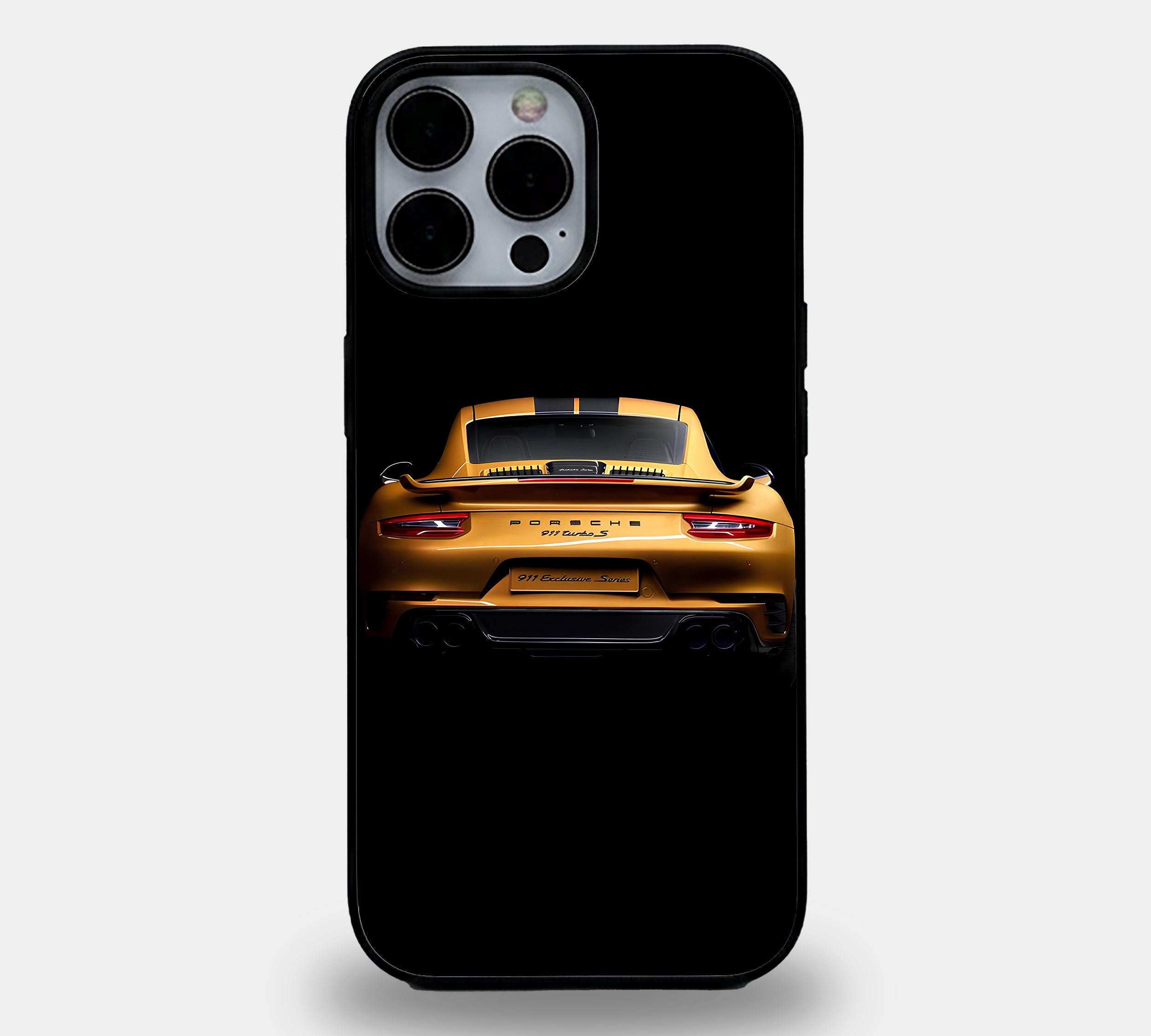 Gold Porsche Rear View Case