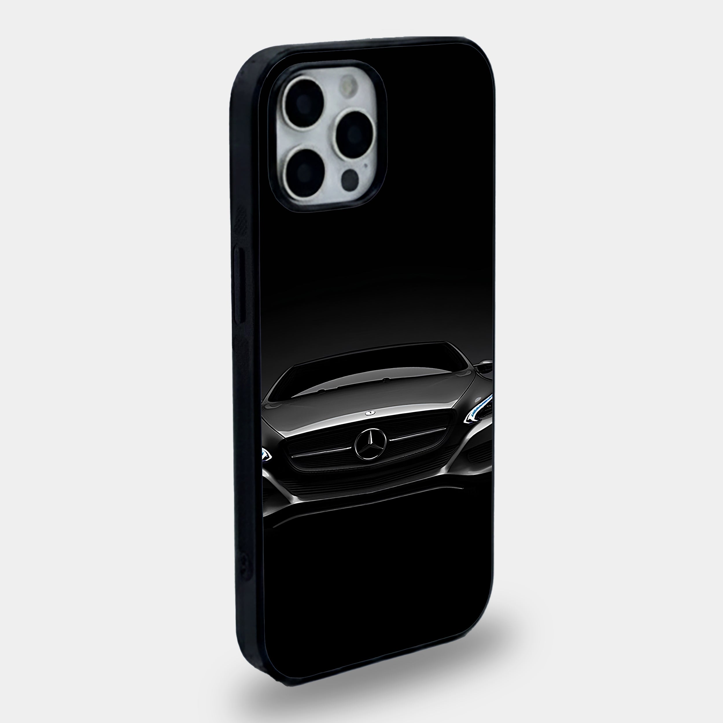 Midnight Stealth Luxury Car | Premium Glass iPhone & Samsung Mobile Cover Case