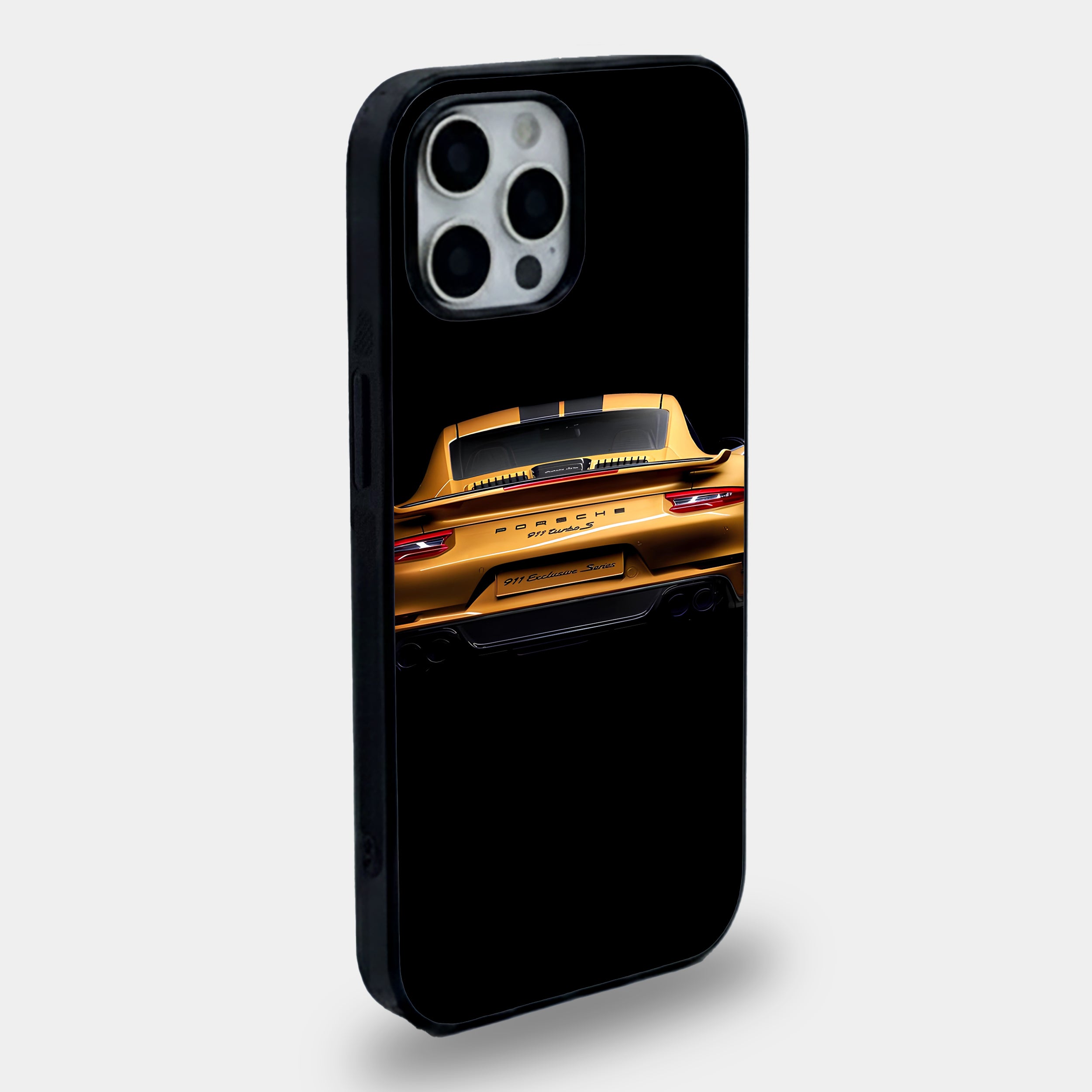 Gold Porsche Rear View Case