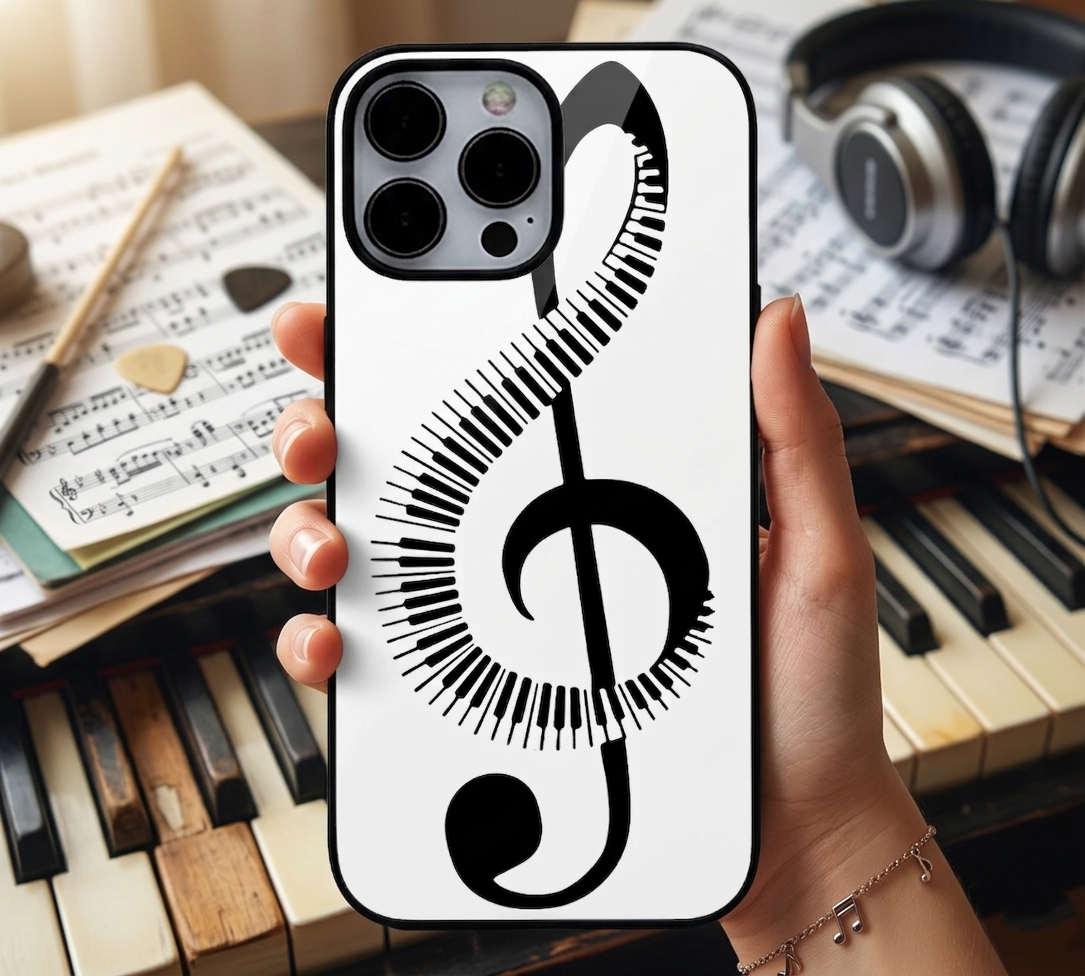 Treble Clef Piano Case