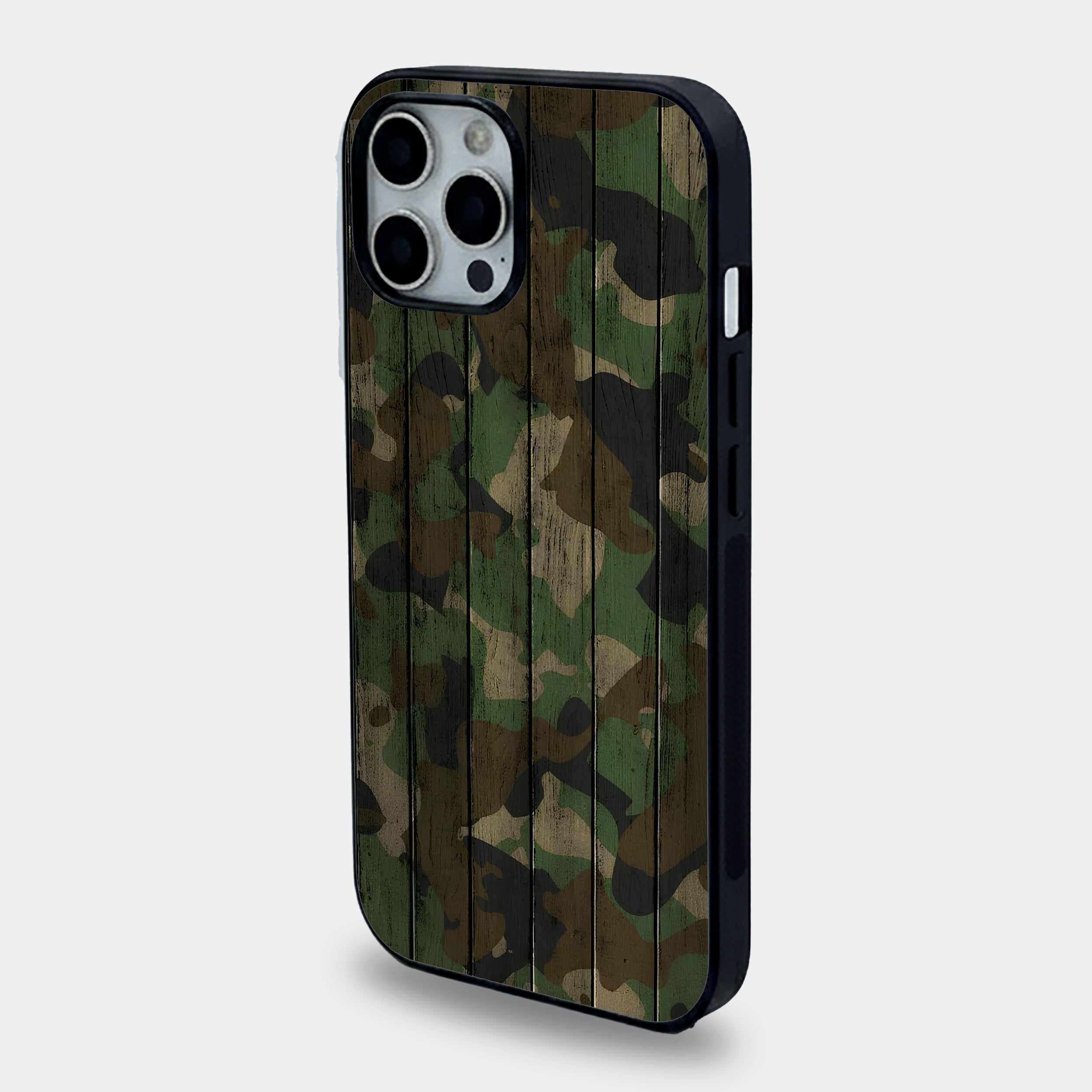 Camouflage Wood Panel Case