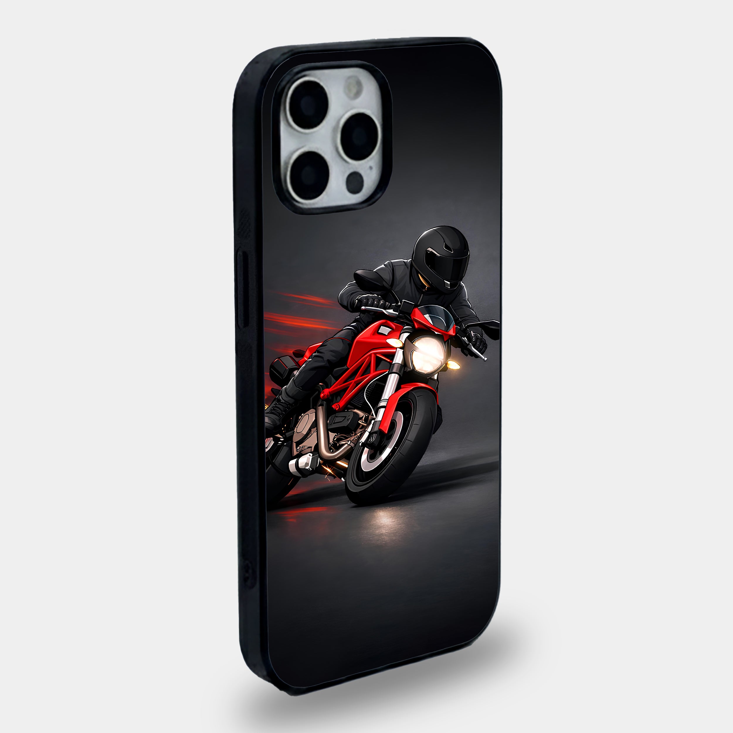 Red Sport Motorcycle Case