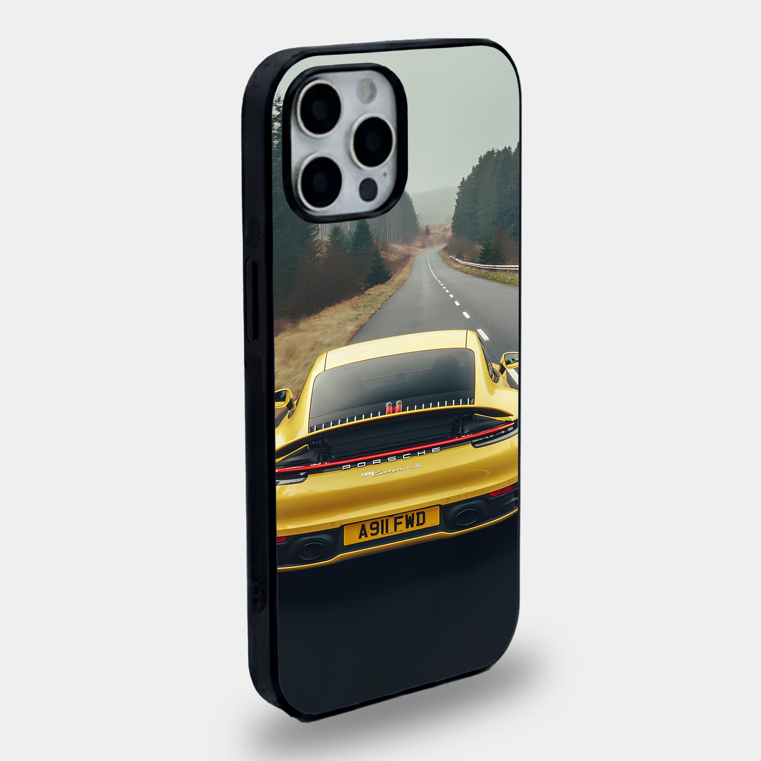 Yellow Porsche Mountain Road Case