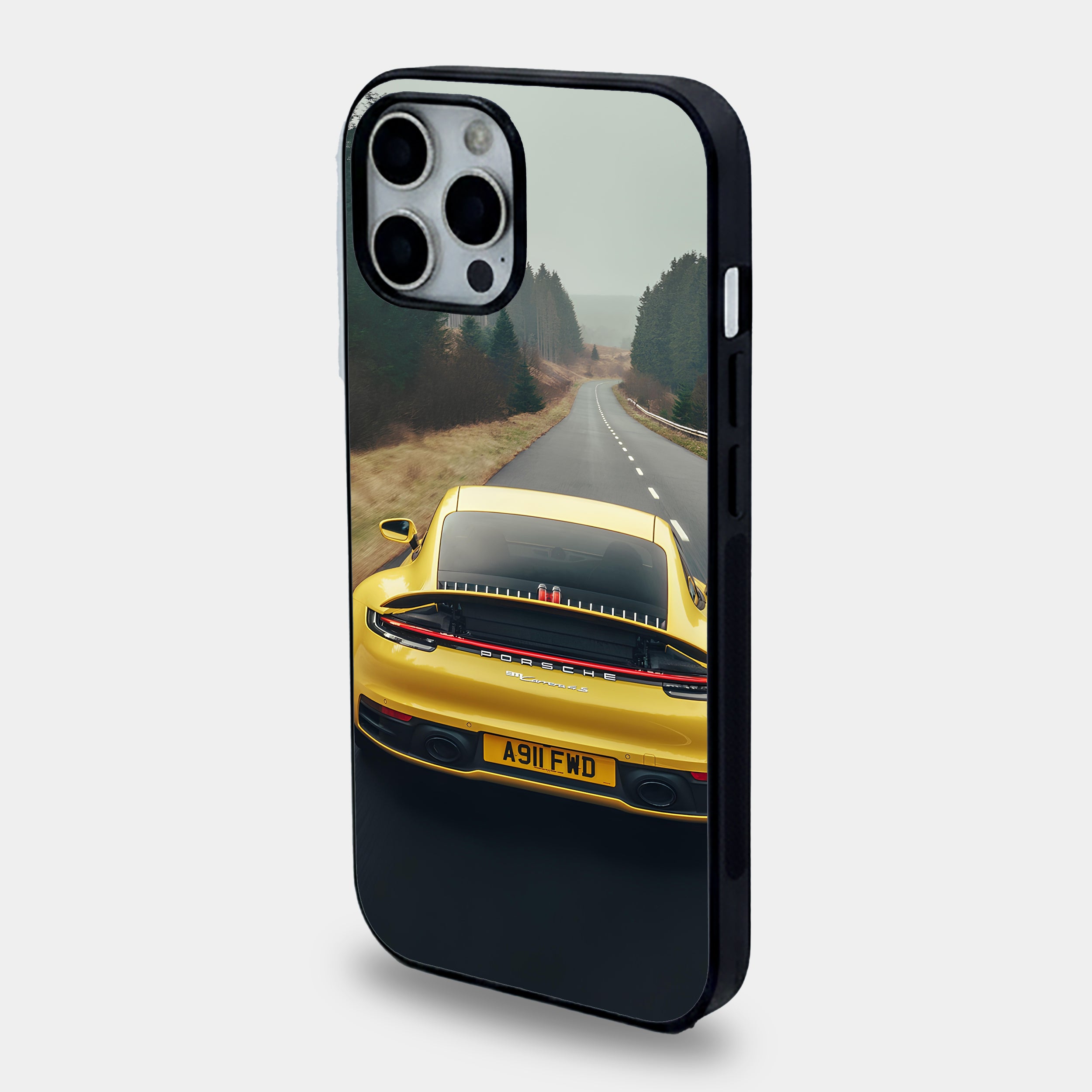 Yellow Porsche Mountain Road Case